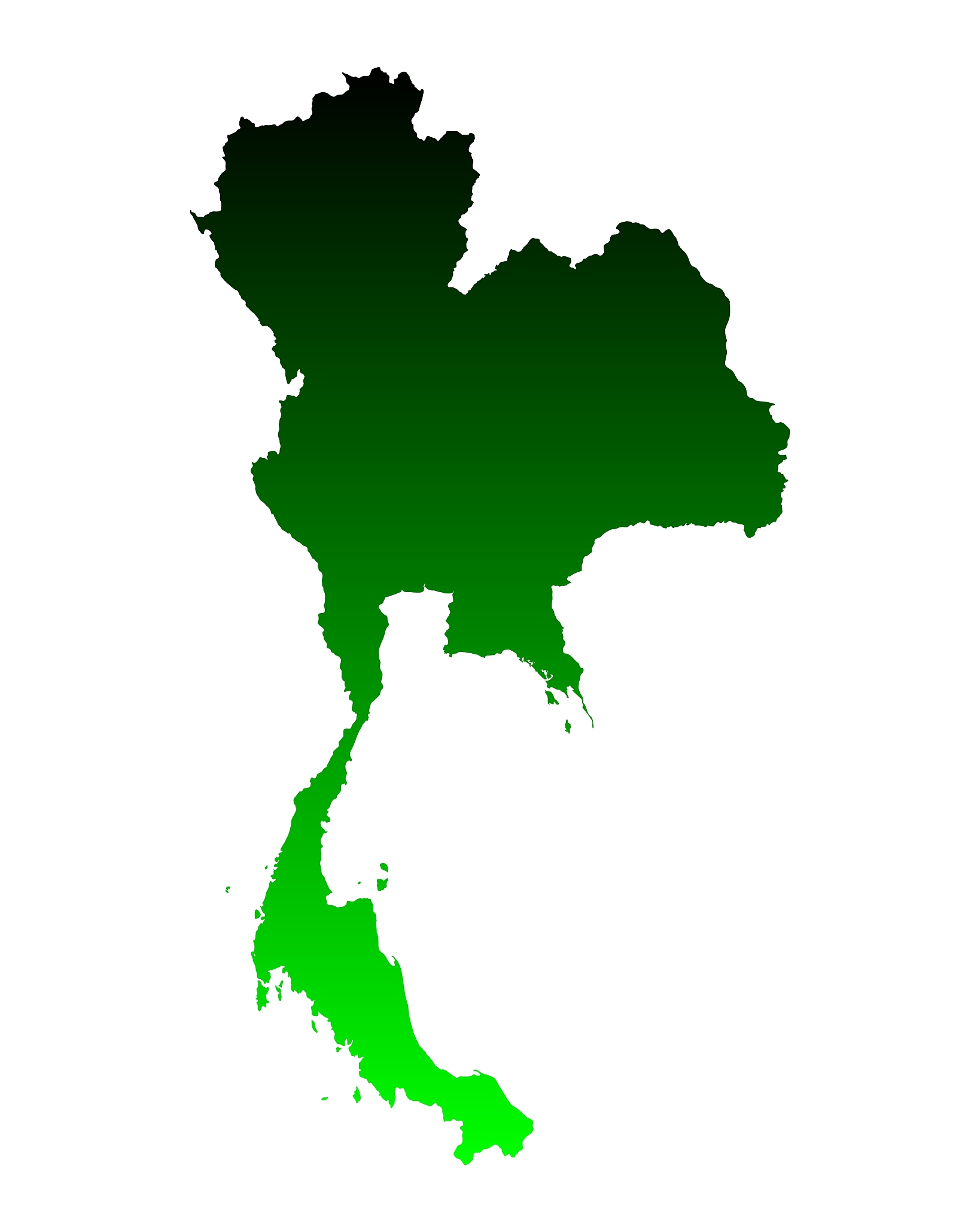 map of thailand