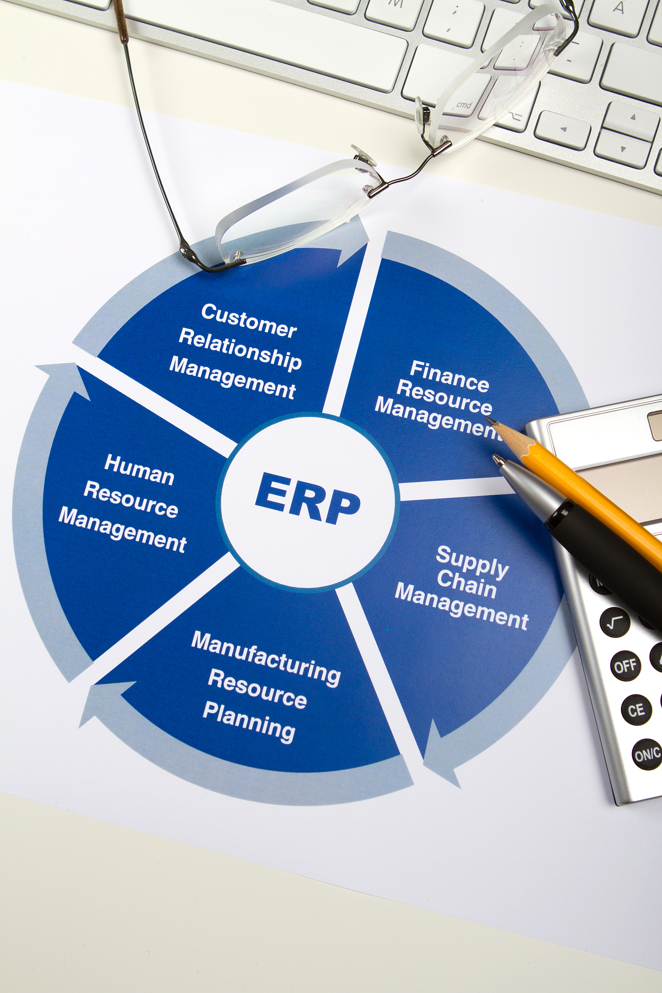 business graphs & charts enterprise resource planning