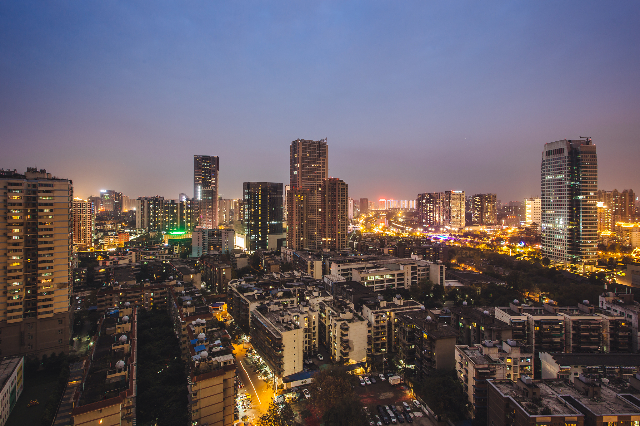 成都夜景