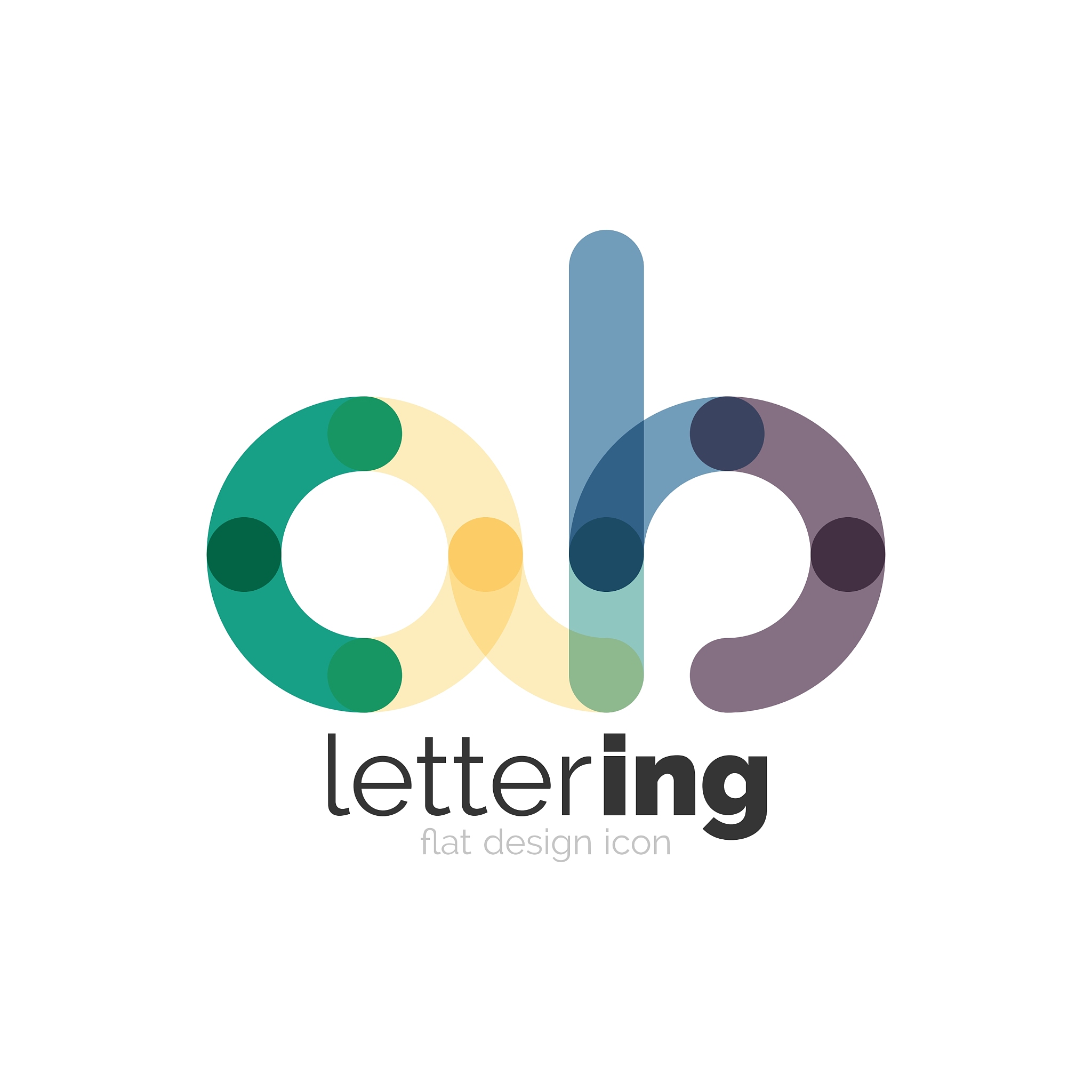 letter logo business icon