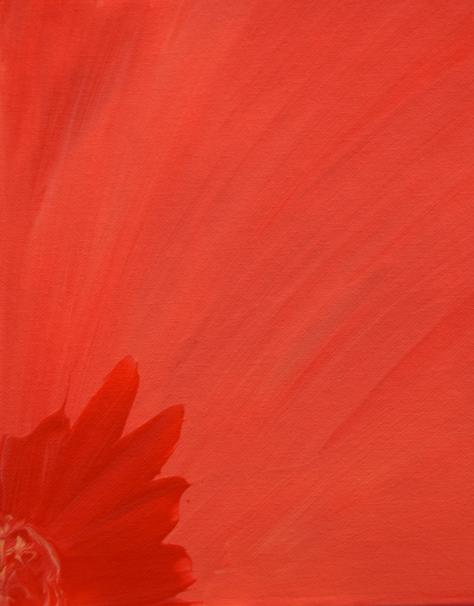 css设置背景中间空白四周红色