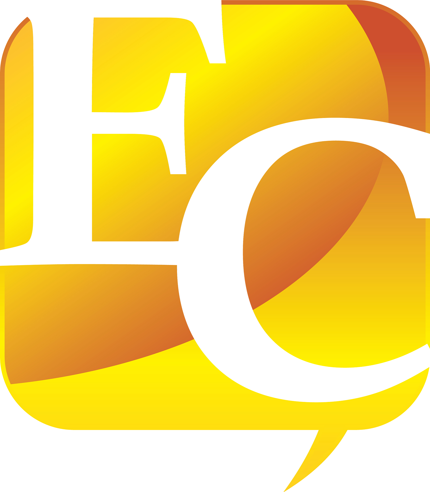 letter ec gold