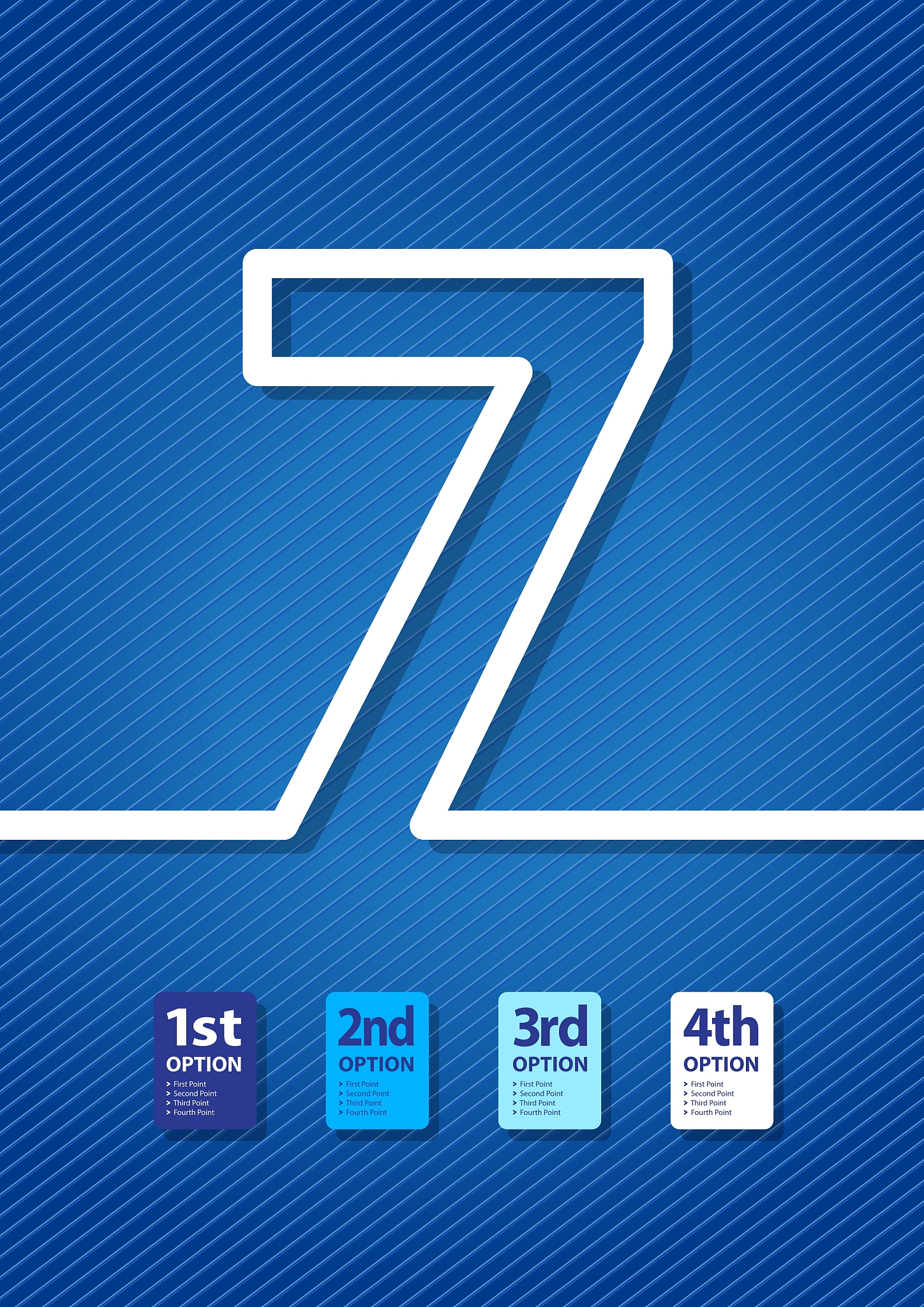 blue number