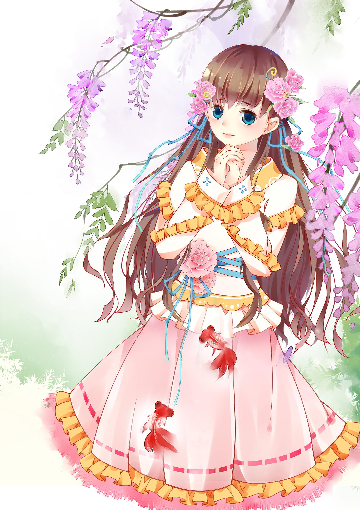 帮我想象一个漫画中的女主角的形象