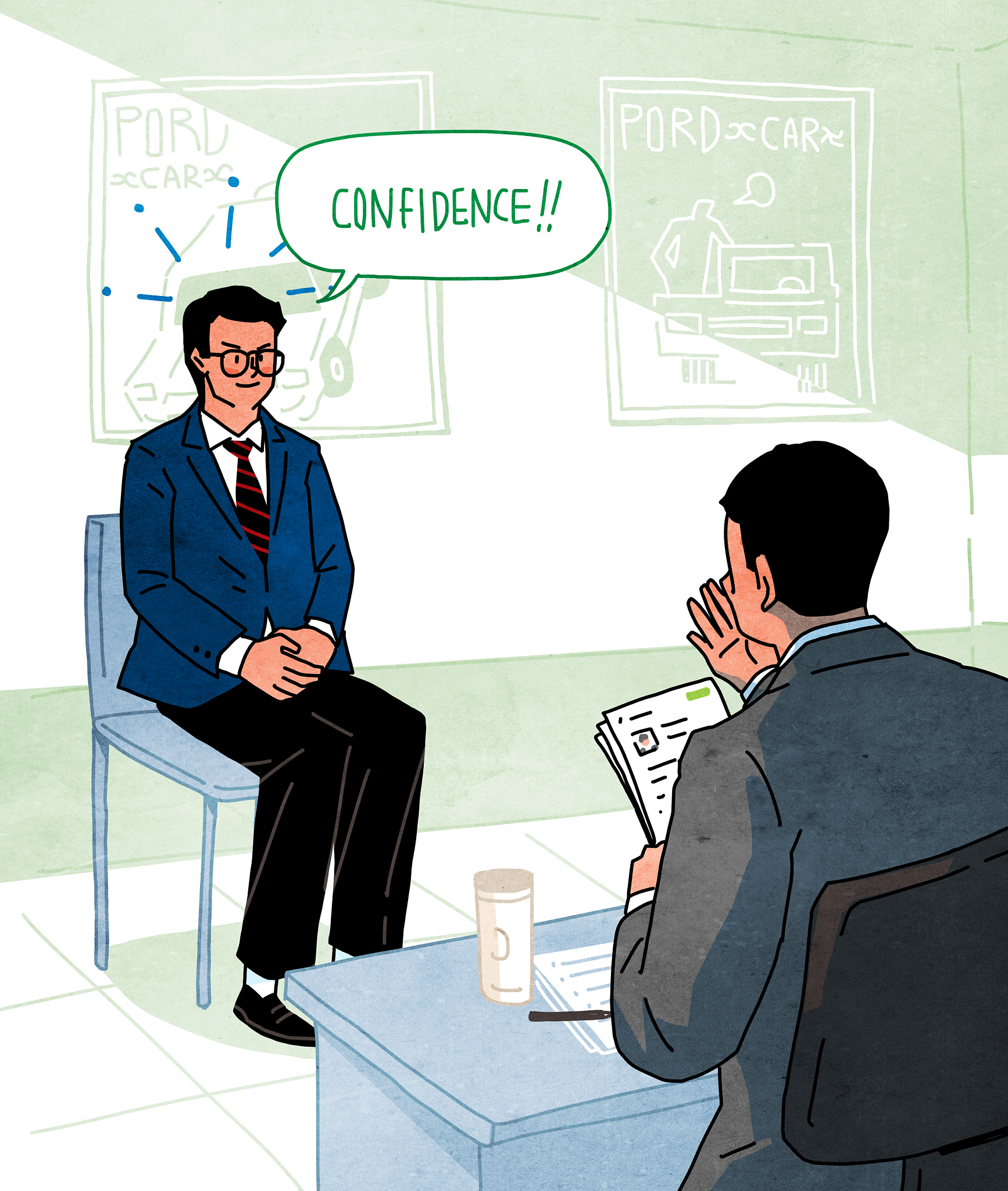 爆笑面试现场：面试官和面试者之间的幽默对话