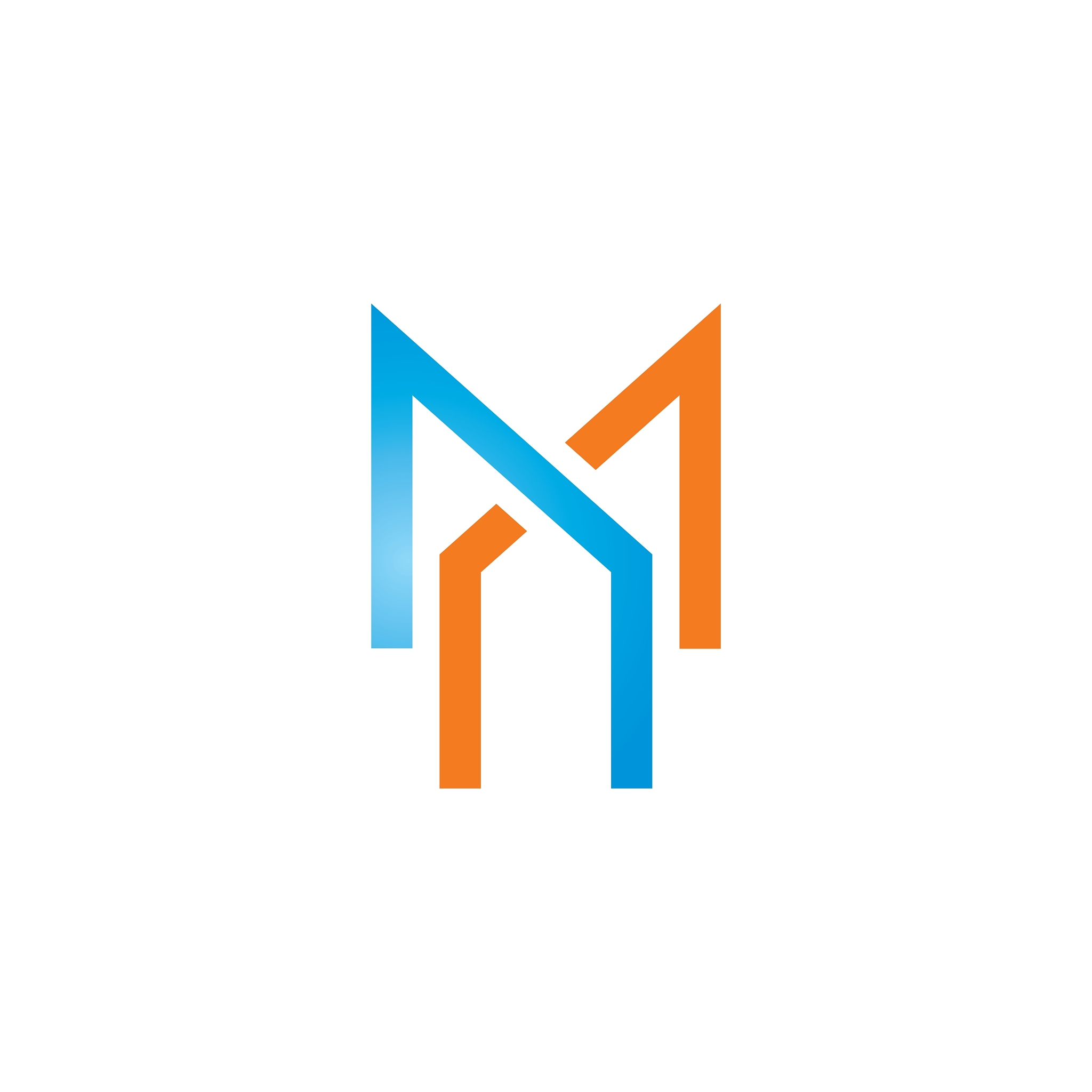 sign of the letter m and x