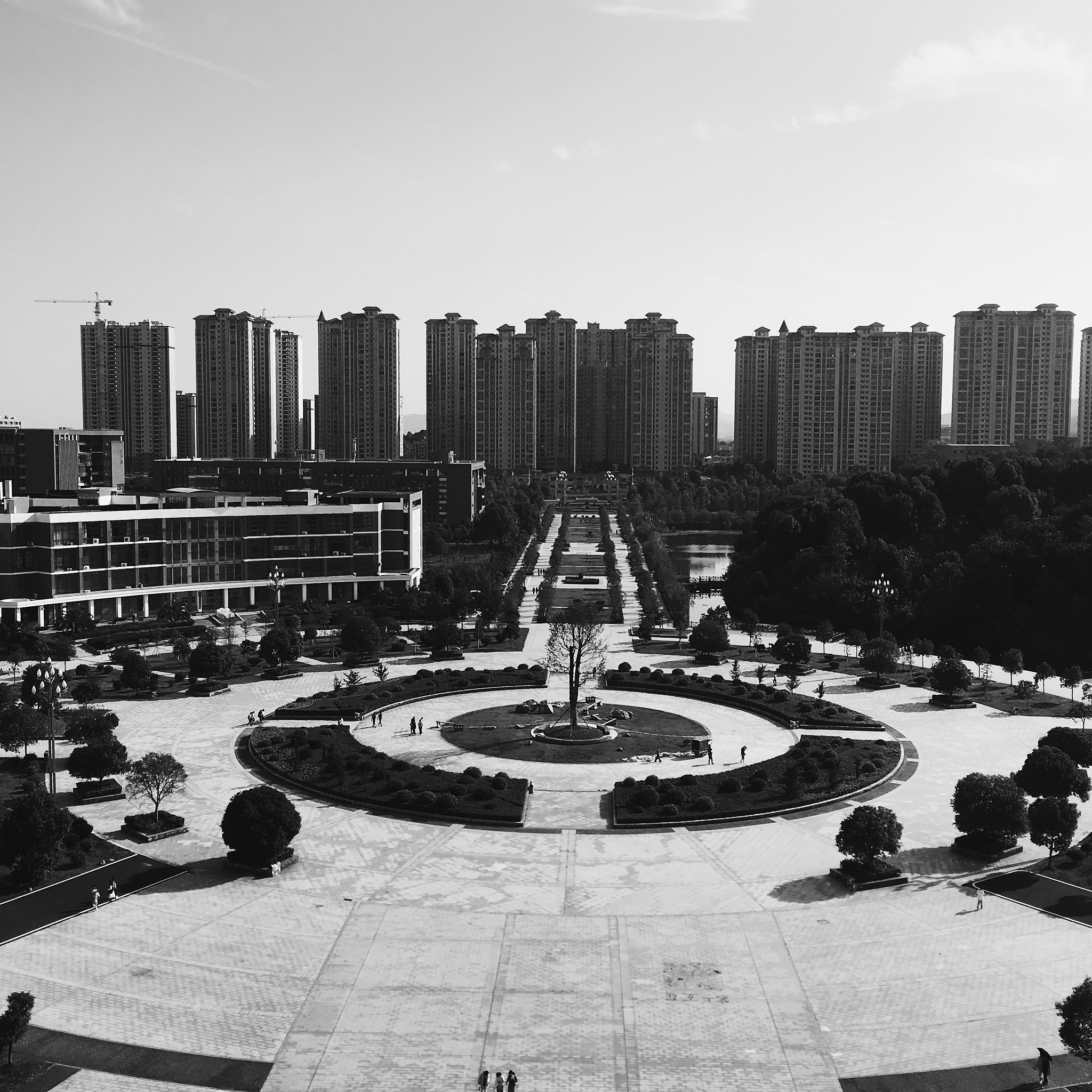 保德县广场 - 城市中心休闲娱乐空间