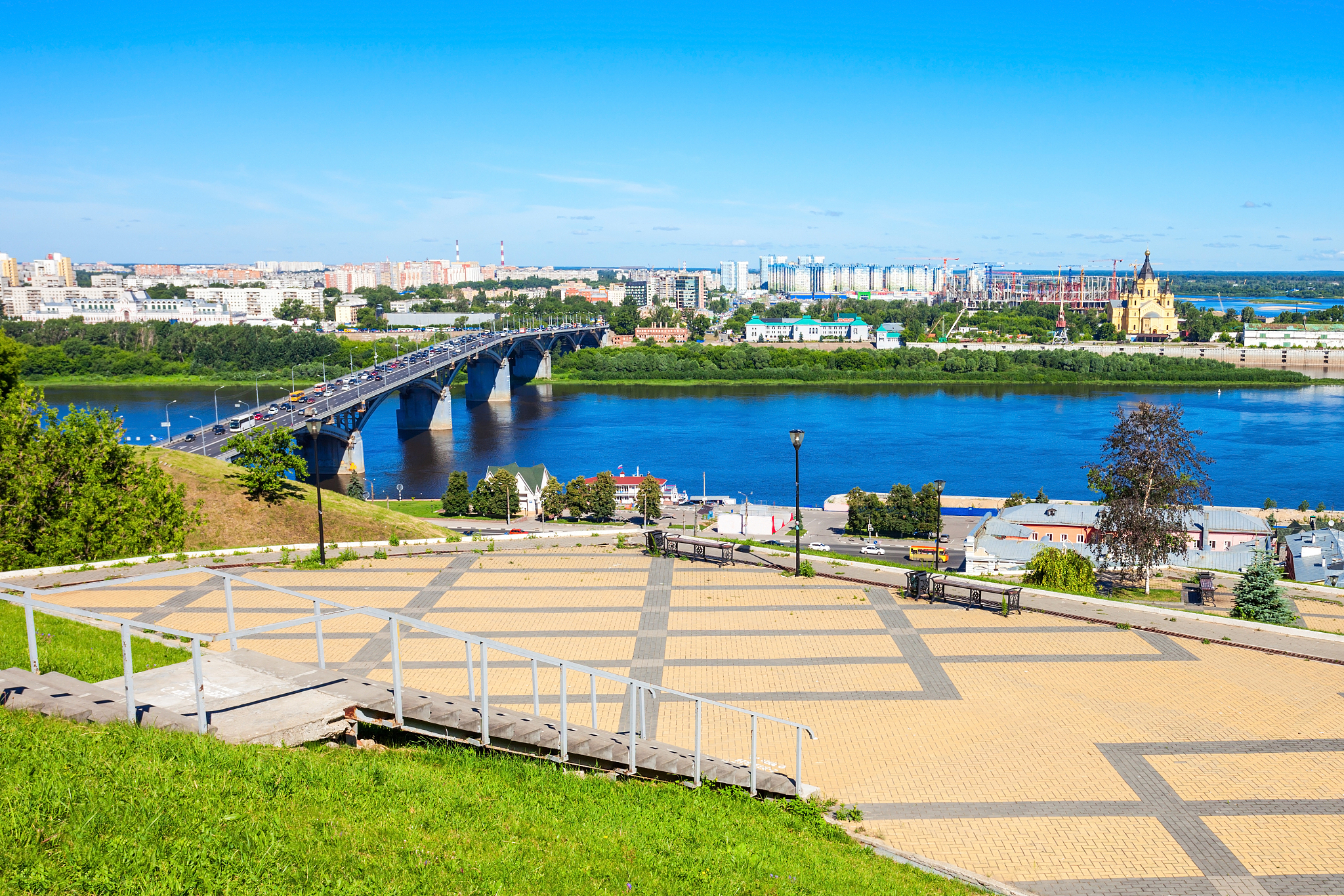 nizhny novgorod aerial view