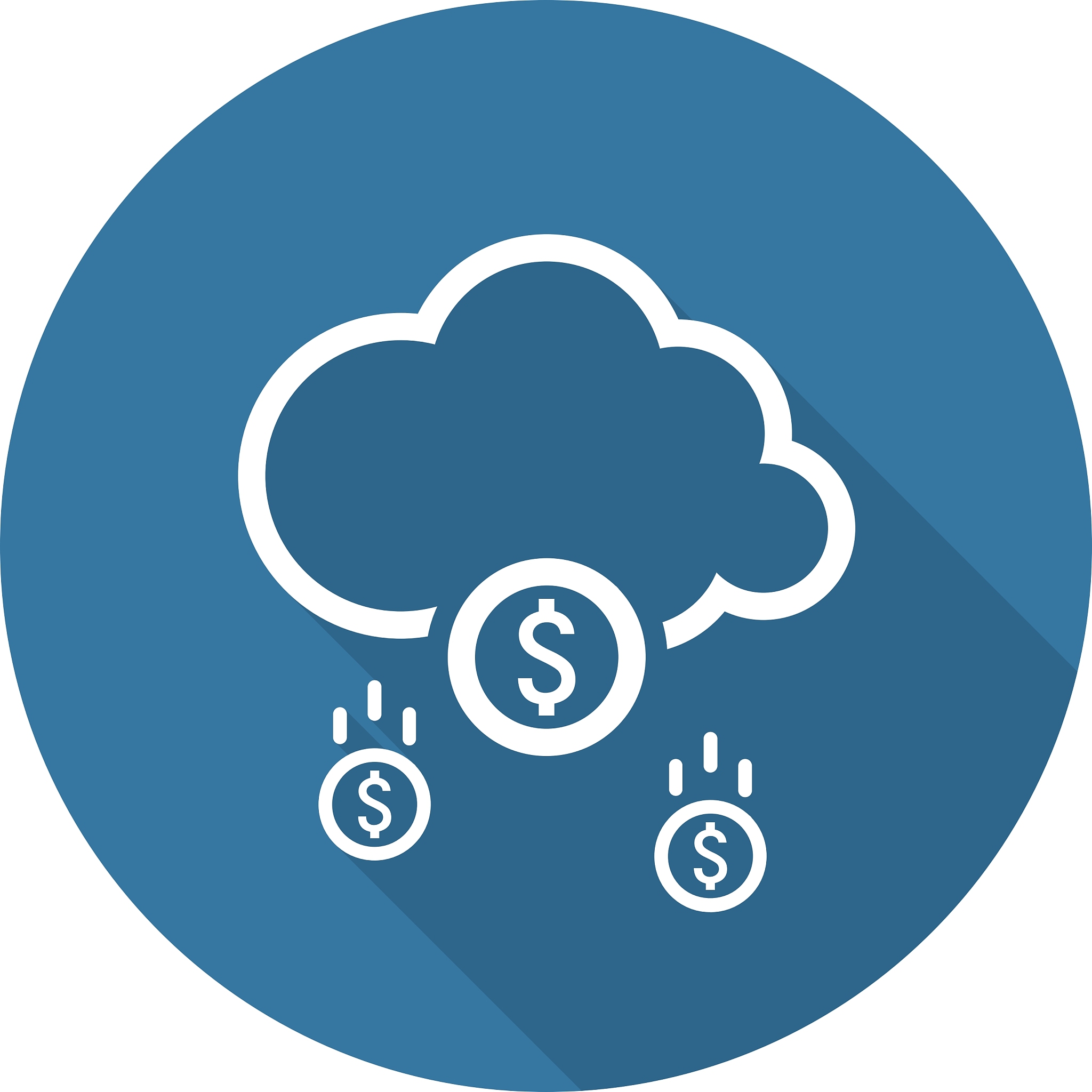 make money icon business concept flat design