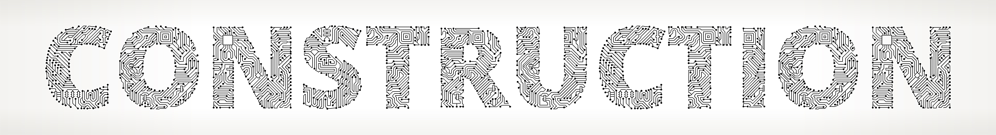 construction circuit board vector buttons.
