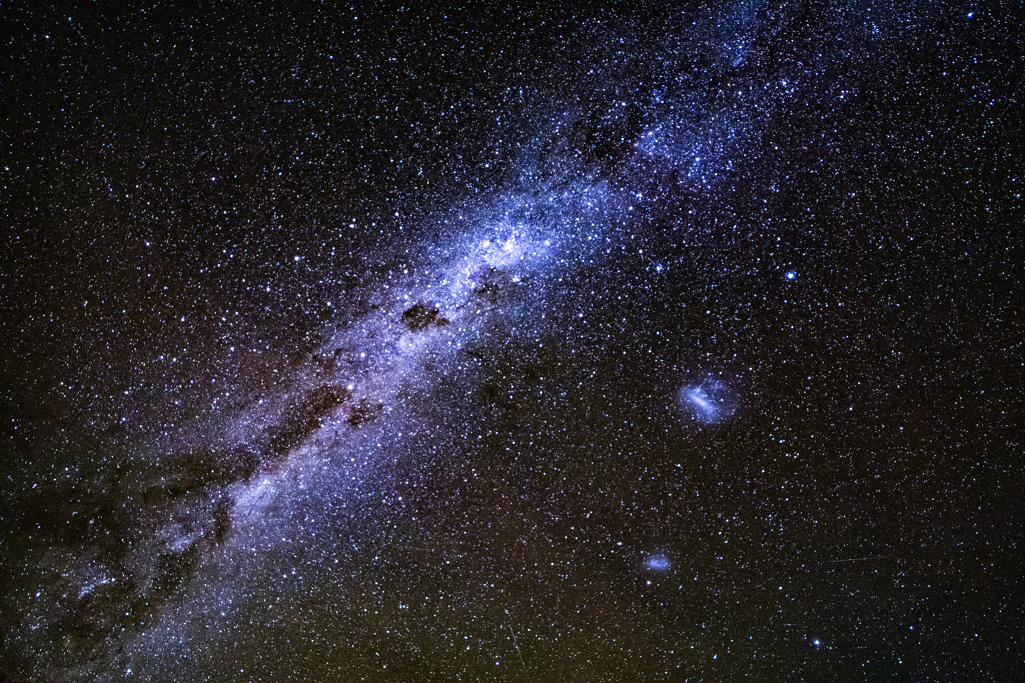 milky way in the southern hemisphere