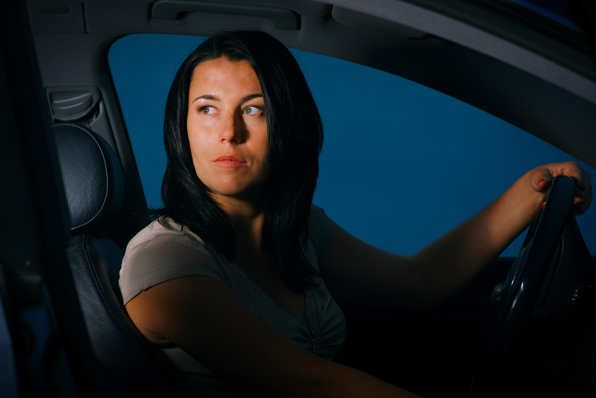 the girl behind the wheel