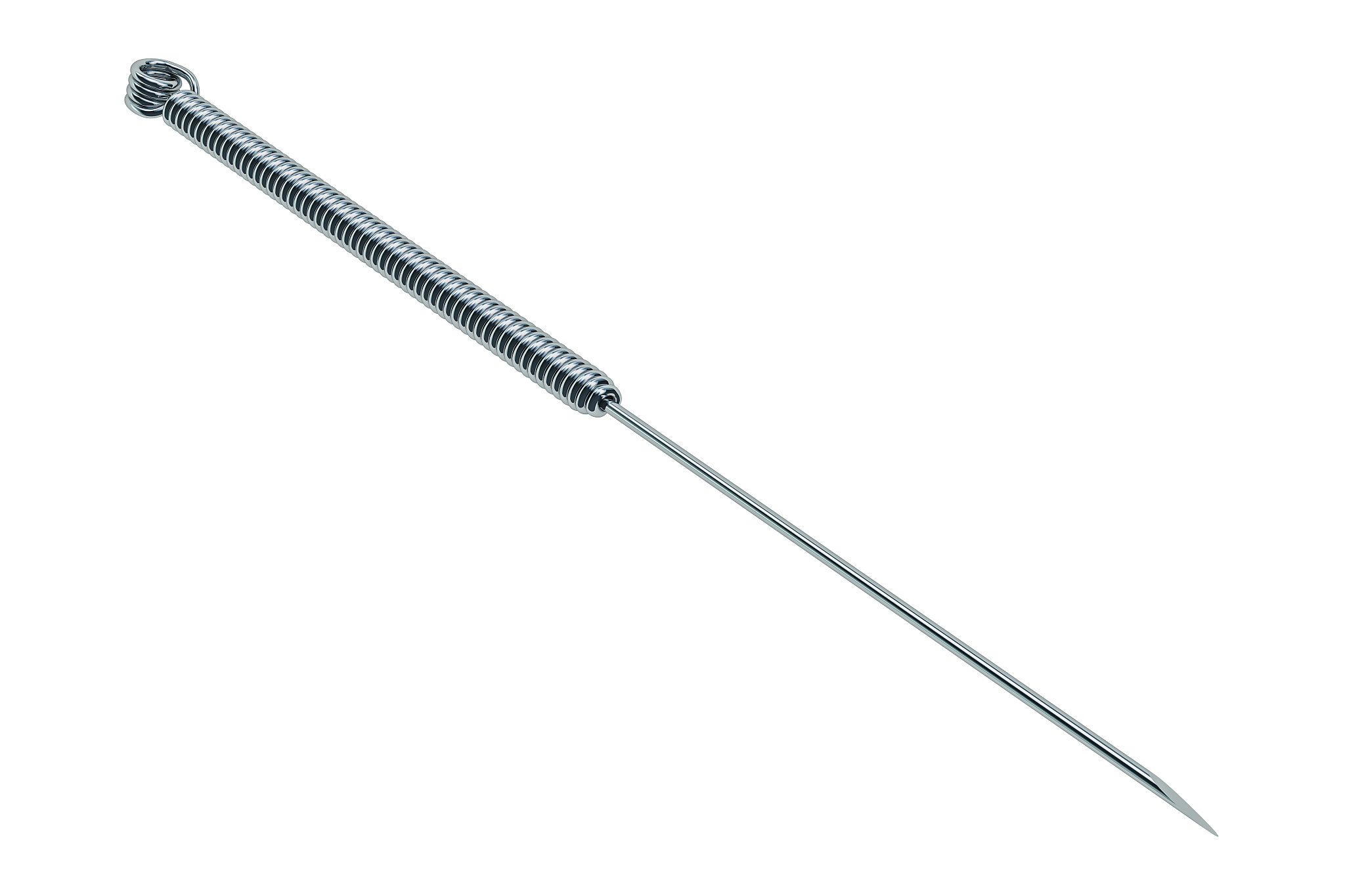 acupuncture needle, 3d rendering isolated on white background