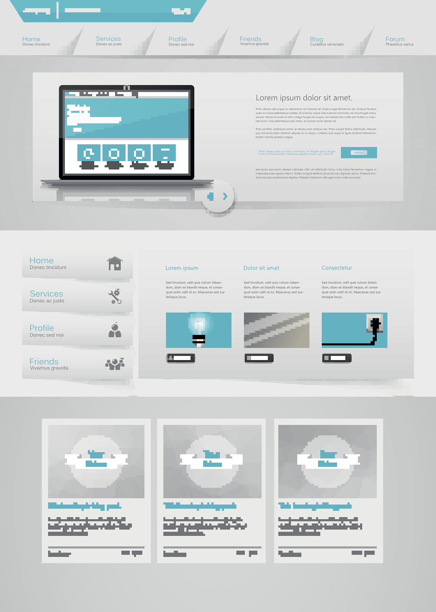 business website template design