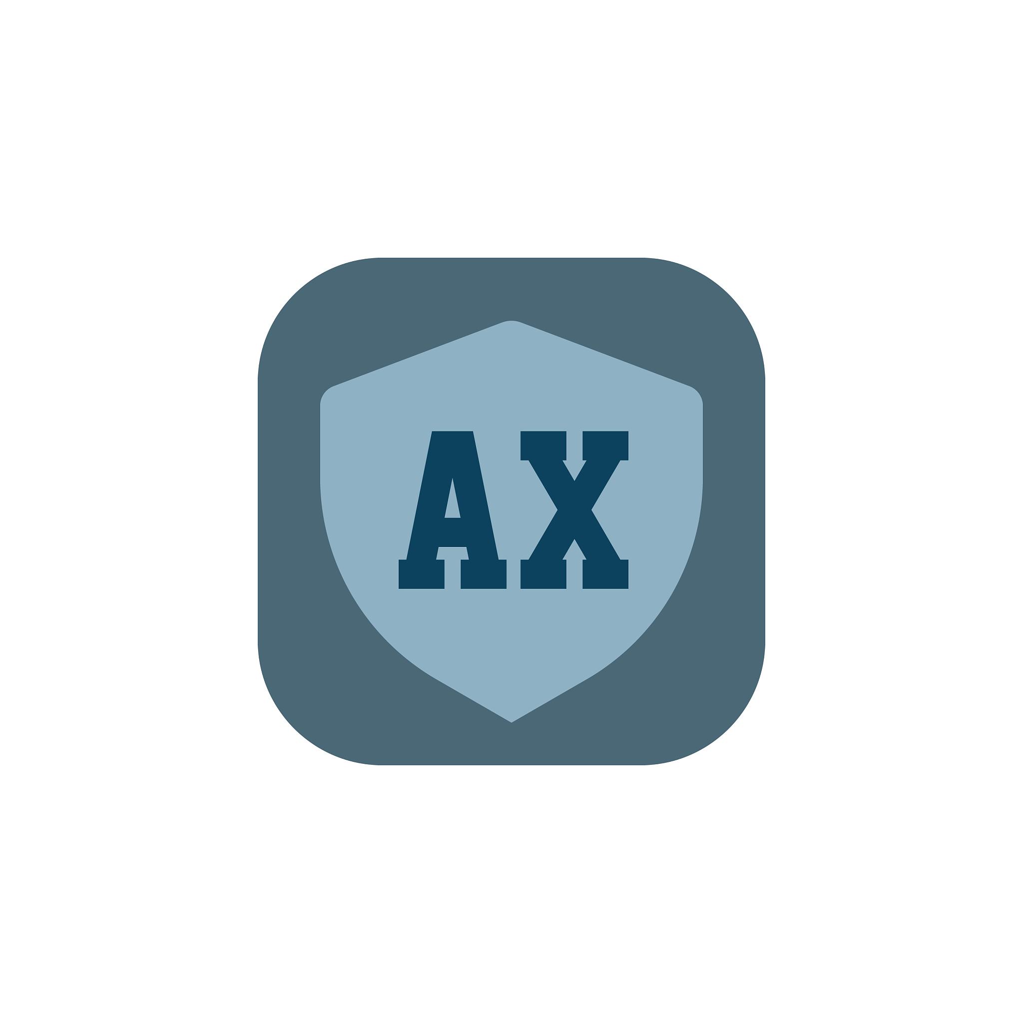 initial letter logo aw template design