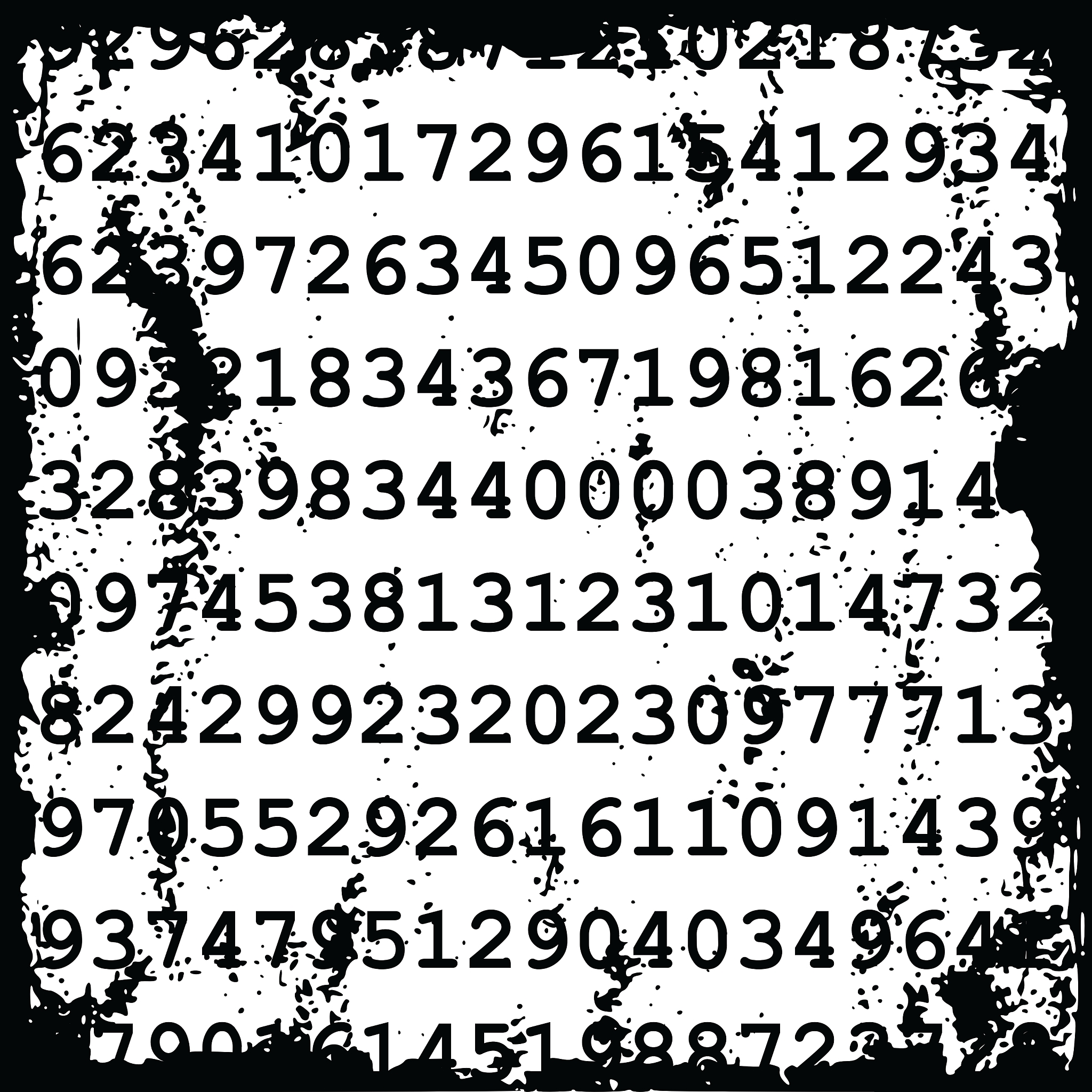 从1-80个号码选出你觉得最好的10个数字选两组不能重复。