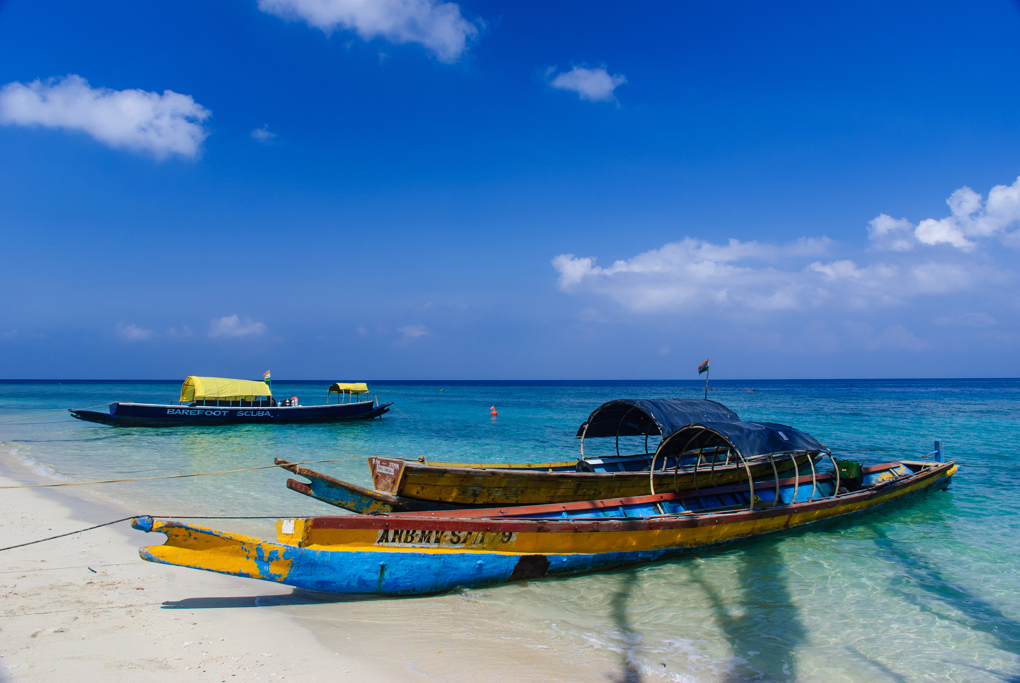 coastal landscape from havelock, andaman and nicobar islands