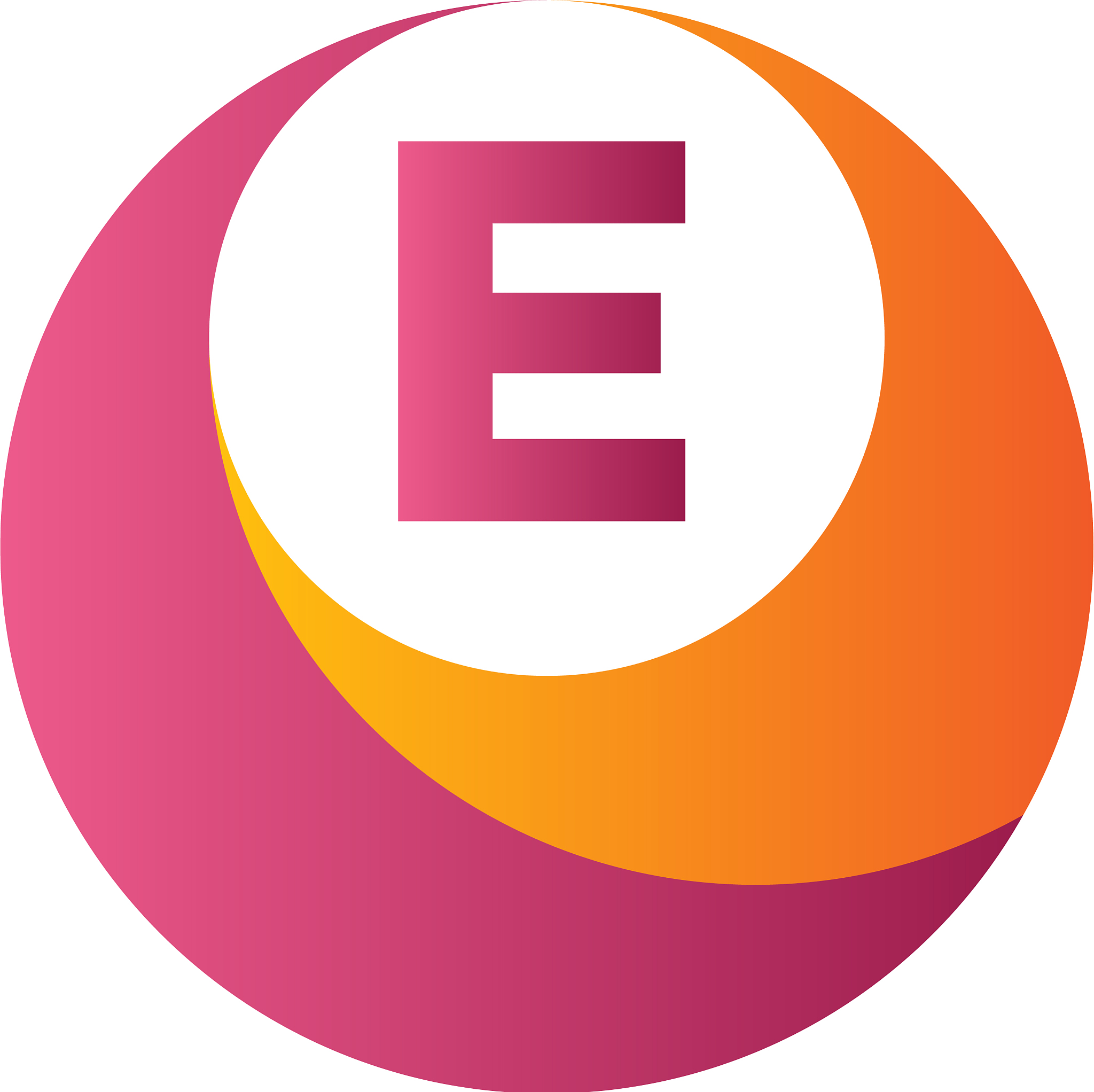 e letter logo design