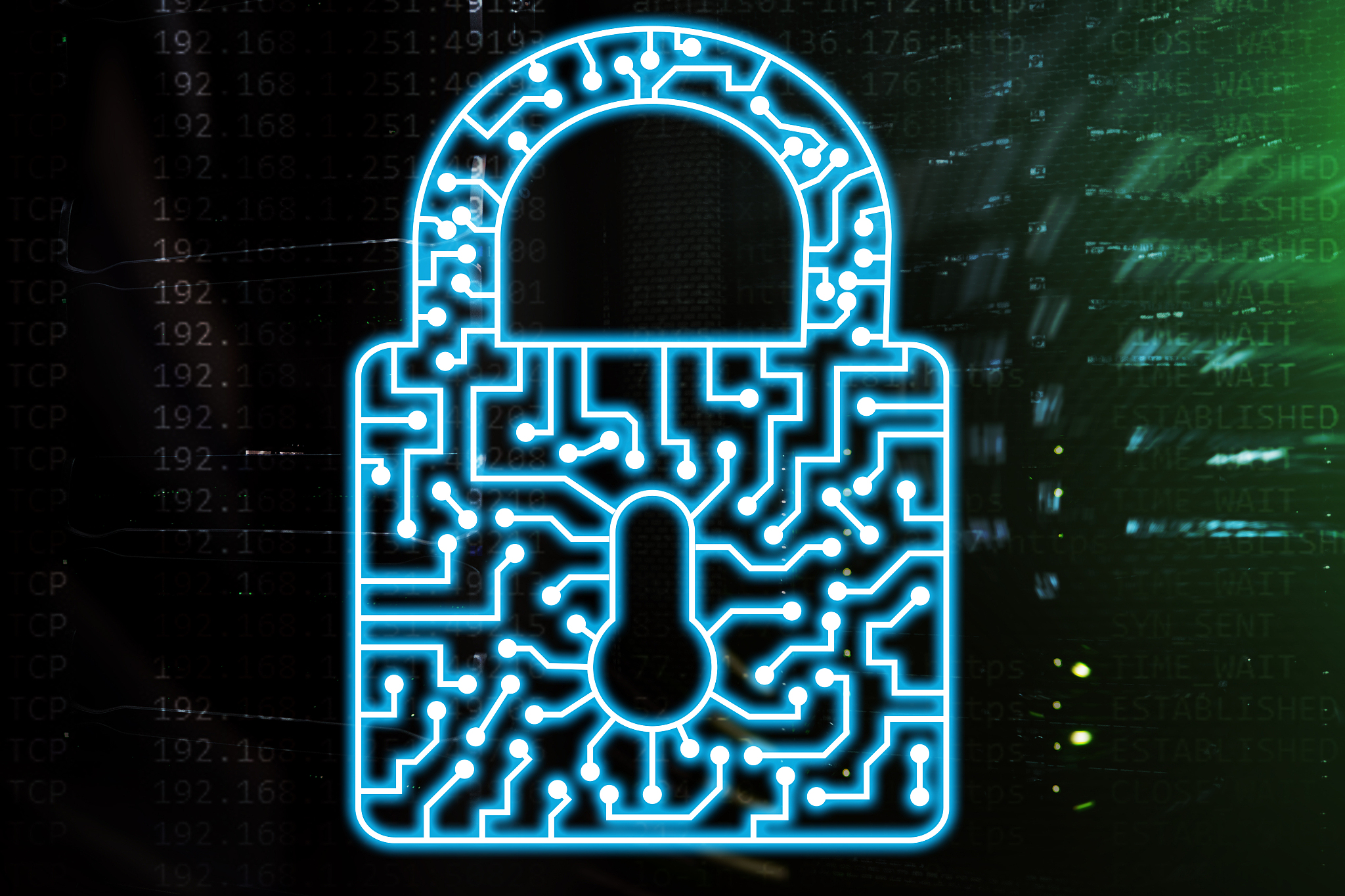 cyber security lock icon information privacy data protection int