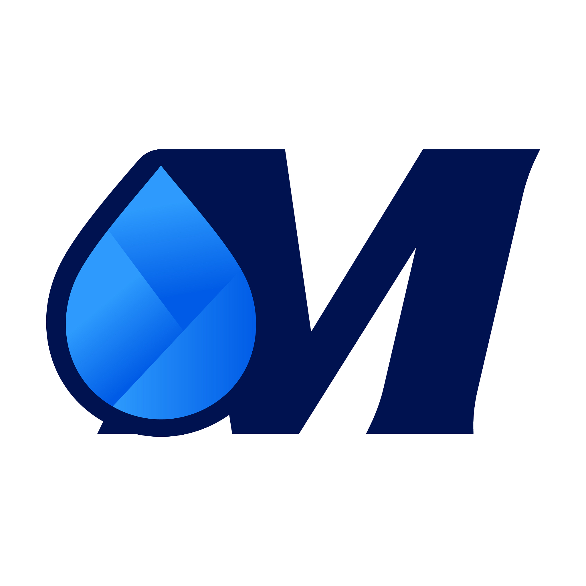 initial water drop m