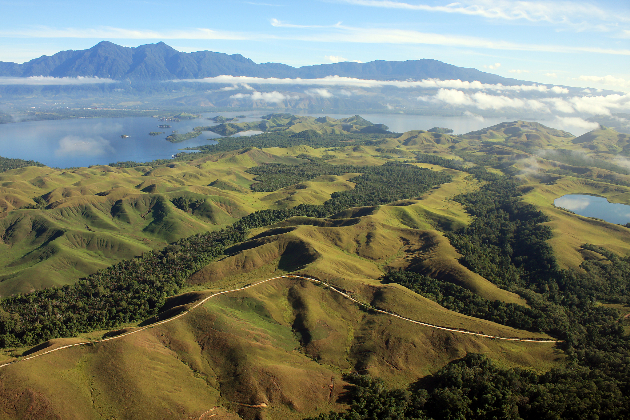 lake sentani district in papua