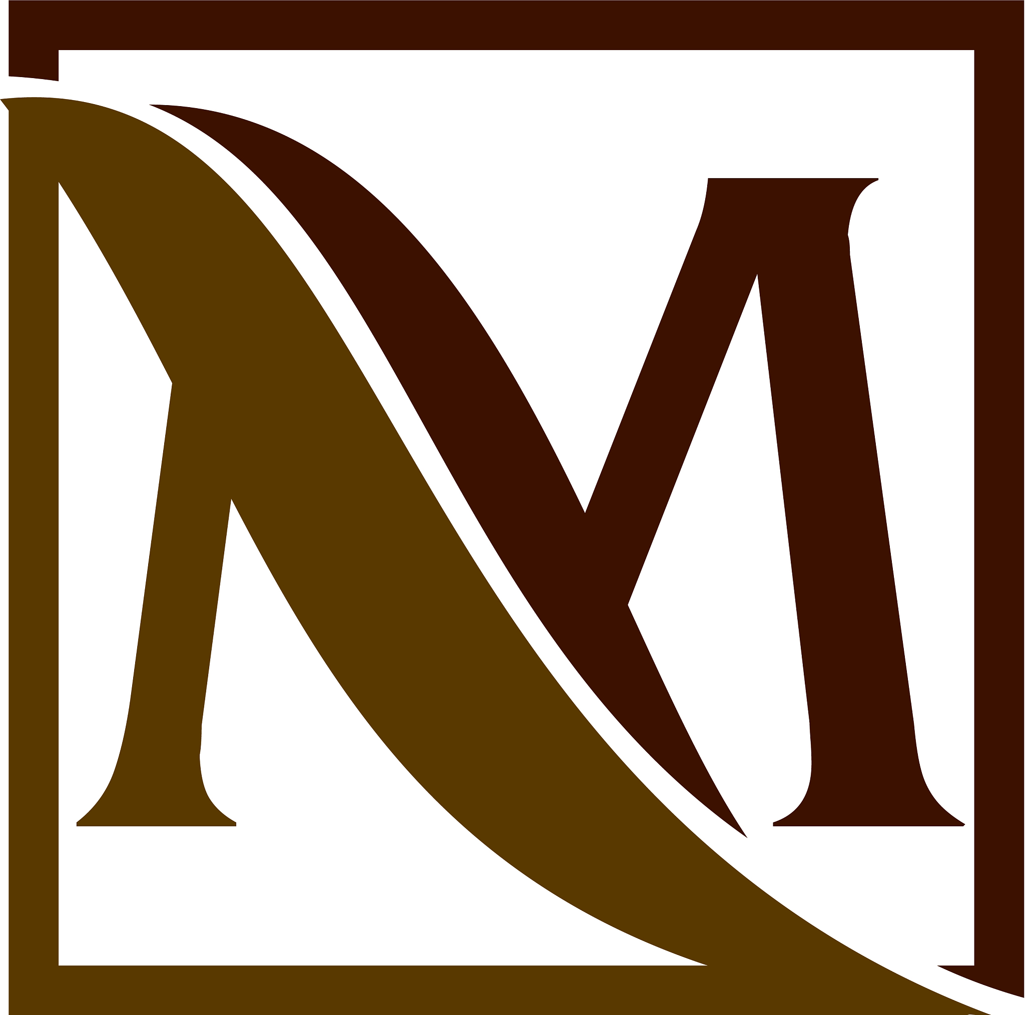 letter m leaf