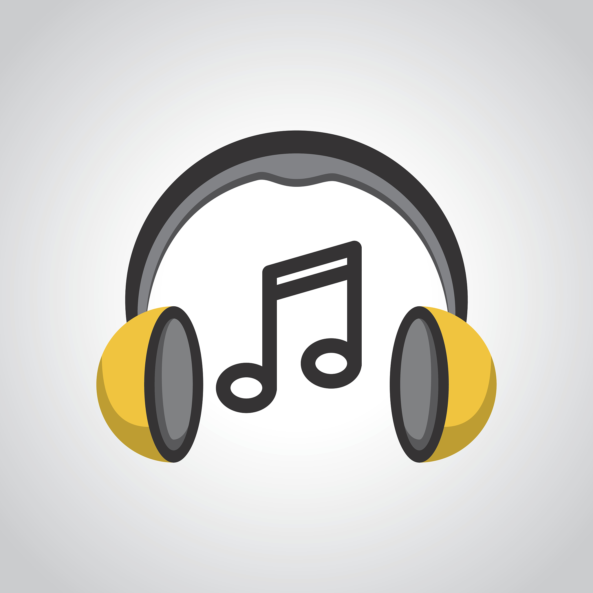 headphones icon design
