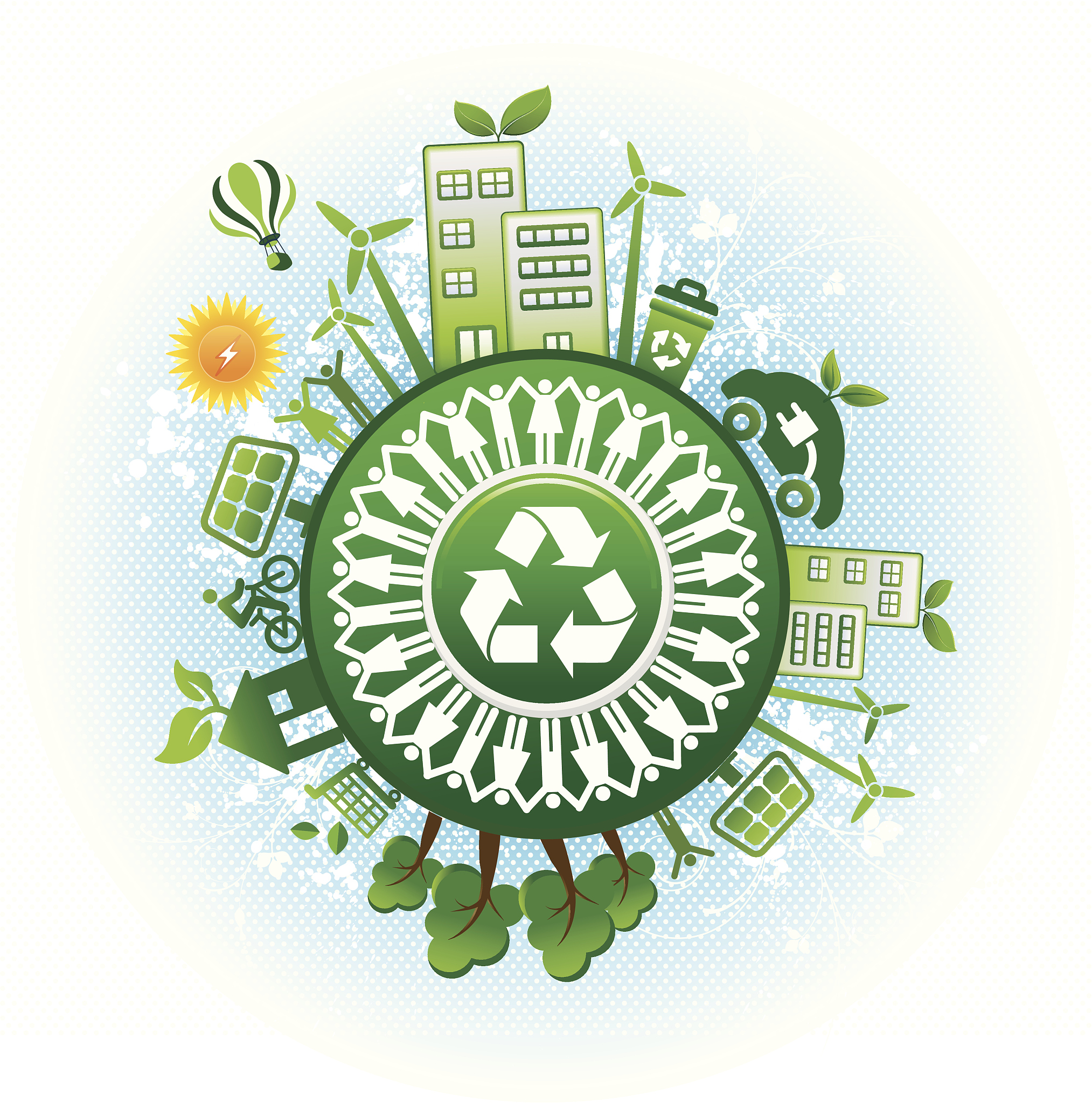 we love recycle and green energy