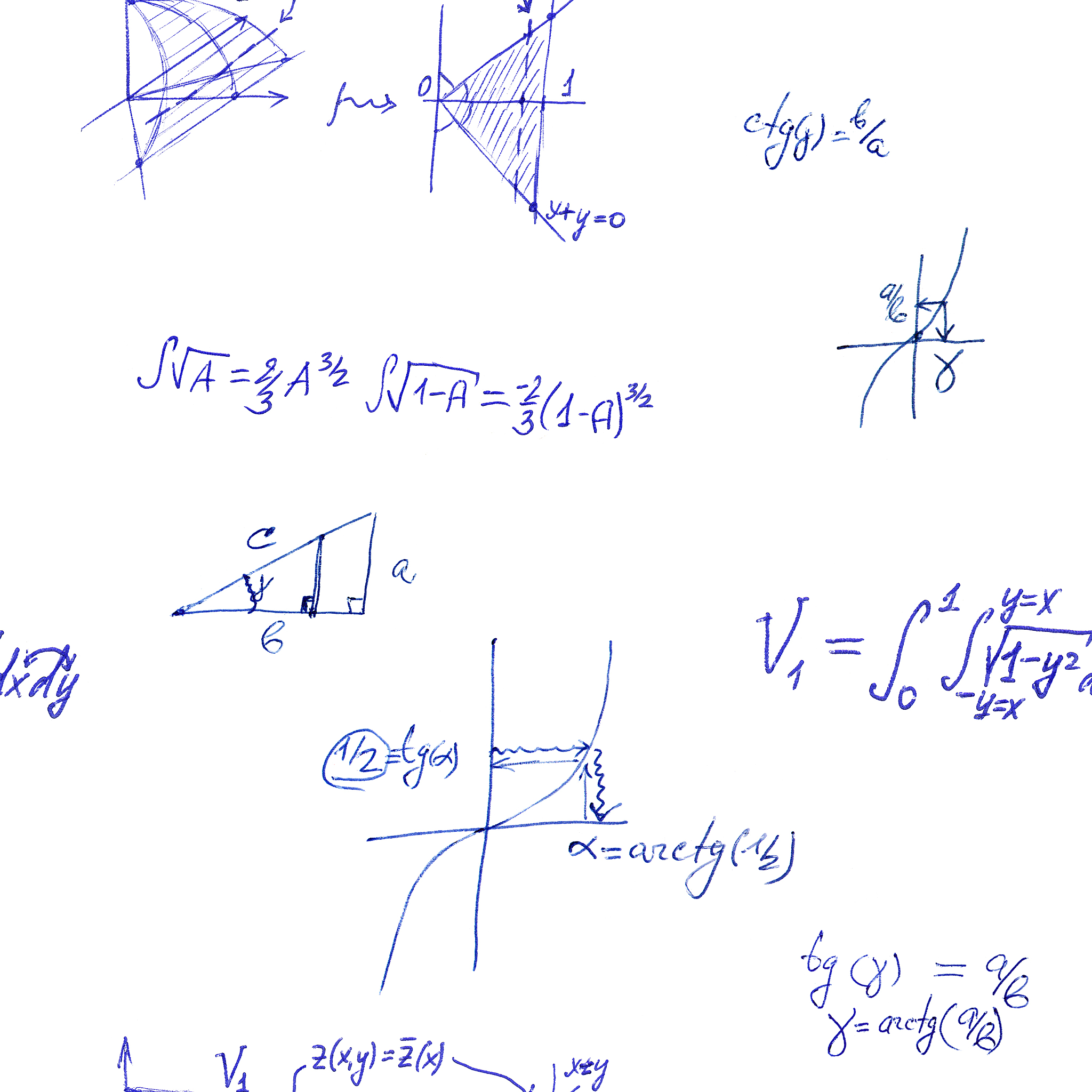 seamless science pattern with math design - mathematical graph a