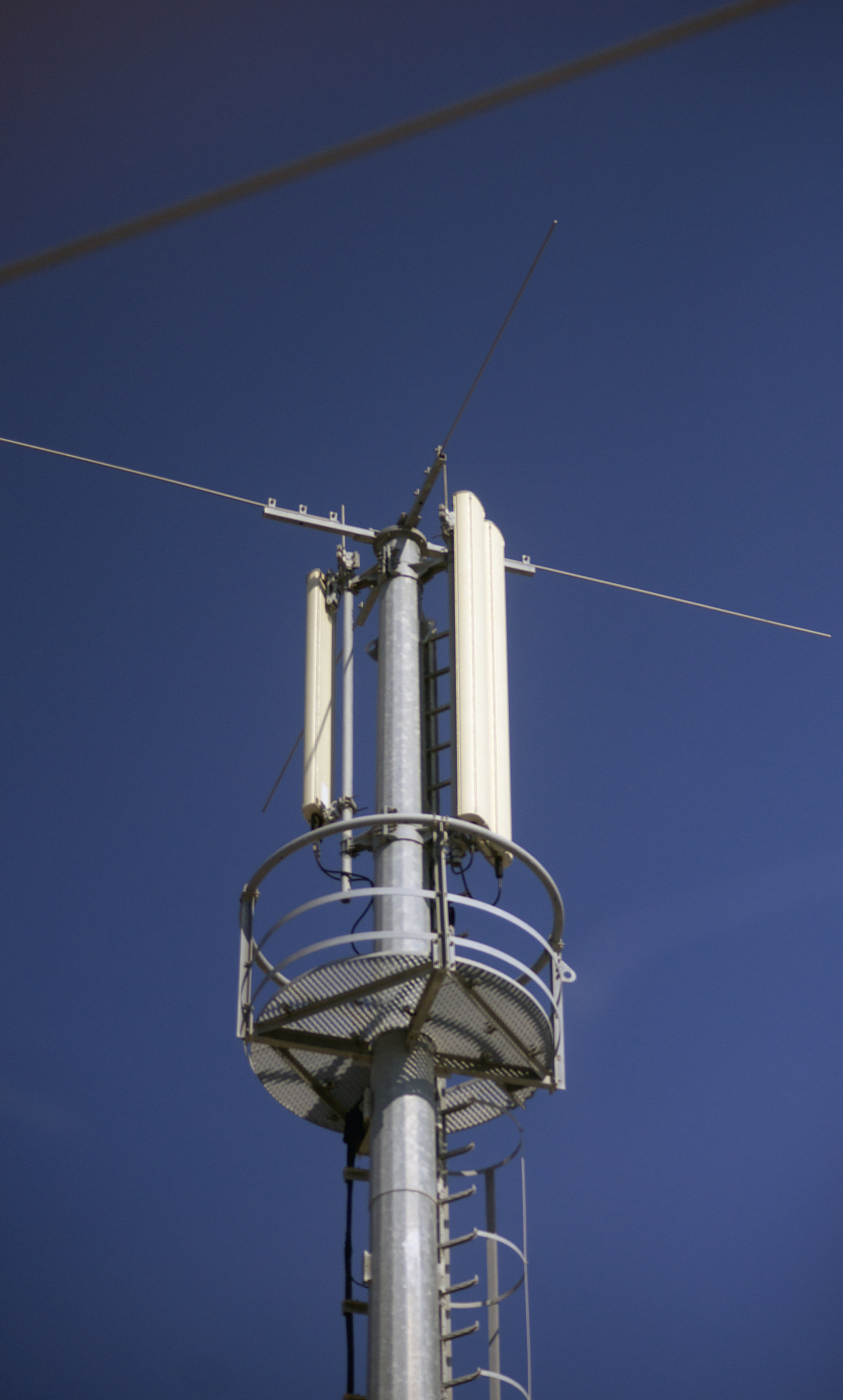 athens, greece - cell-phone tower - antenna transmitter