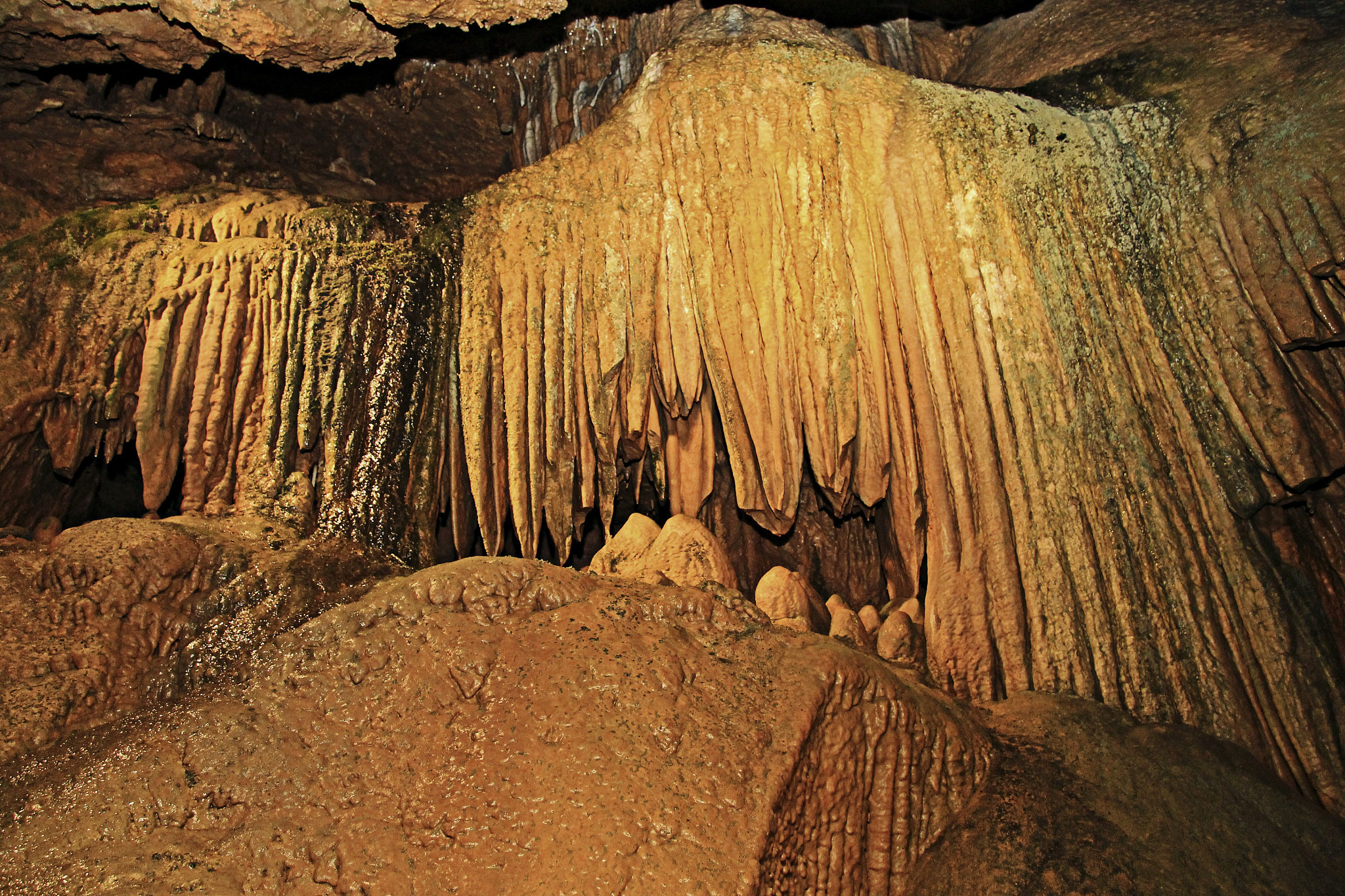stalagmites