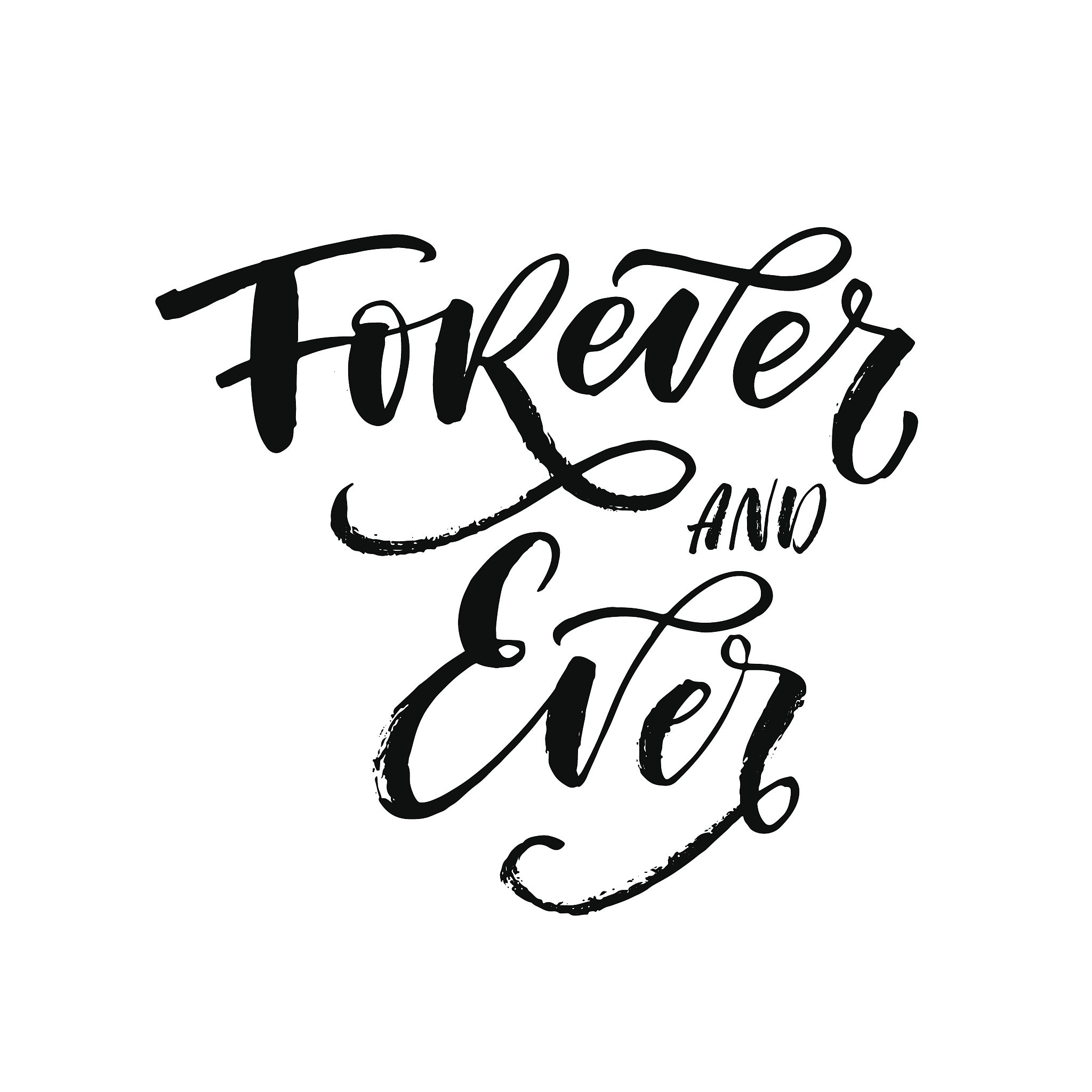 forever and ever postcard.
