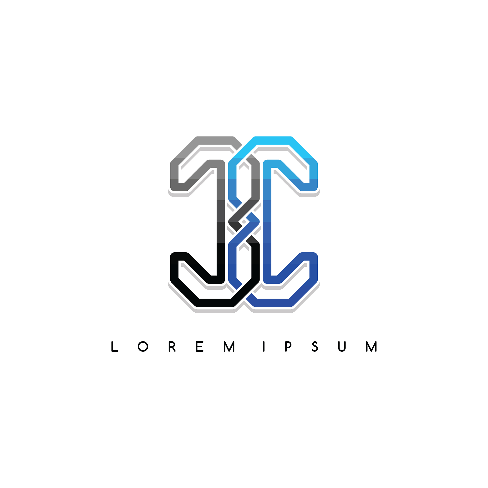 overlaping sign vector art