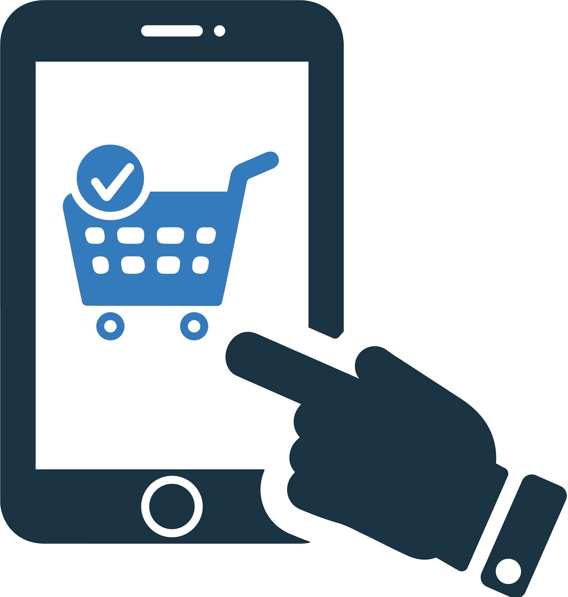 mobile shopping icon e-commerce
