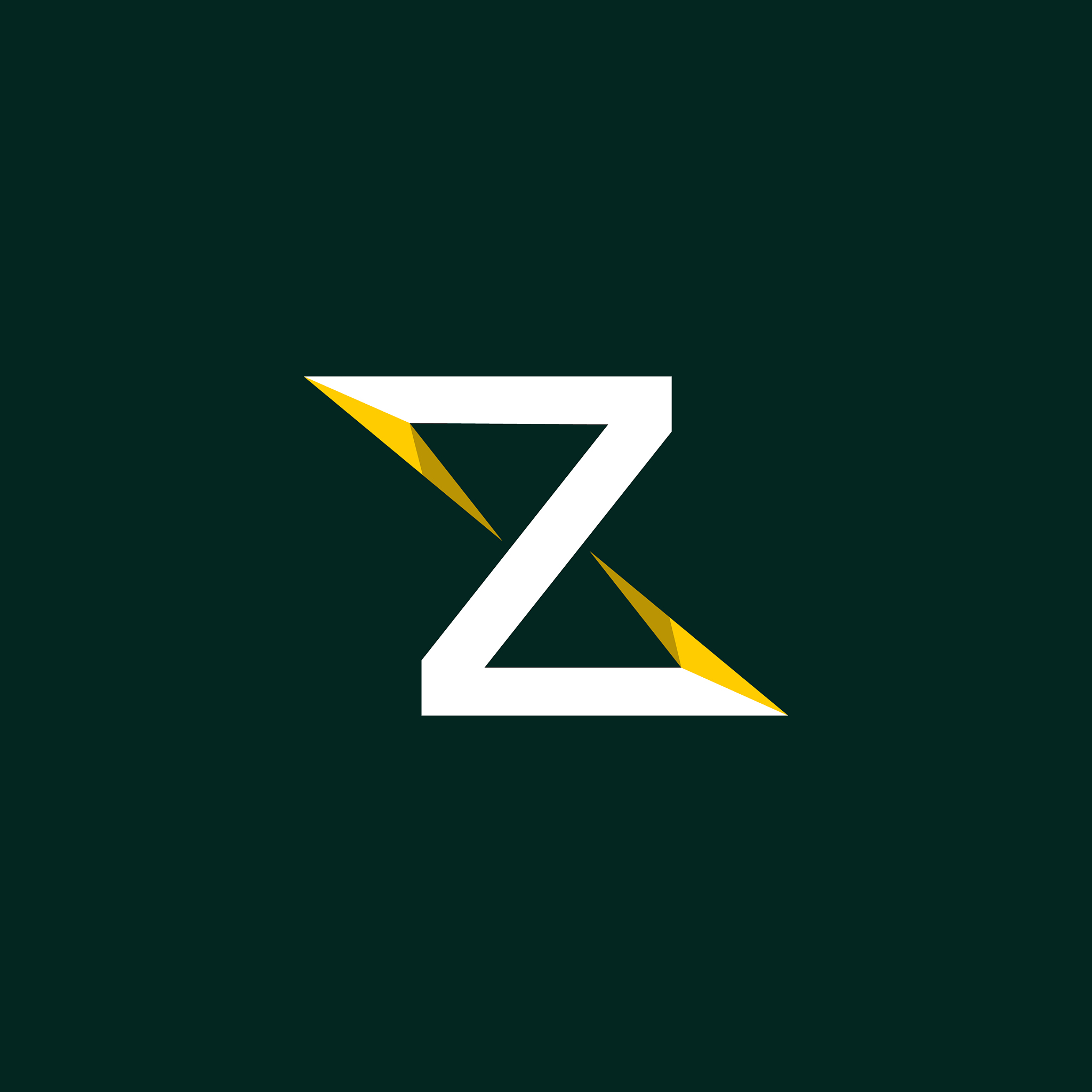 letter z shape creative business logo