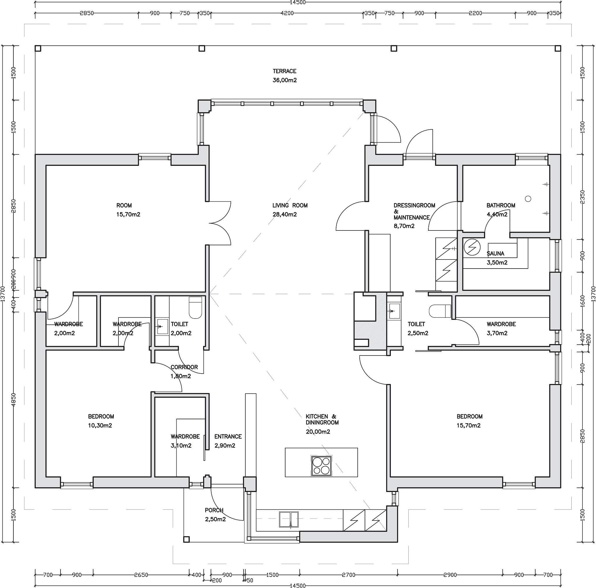 复式楼160平，上下层面积真的都80平吗？