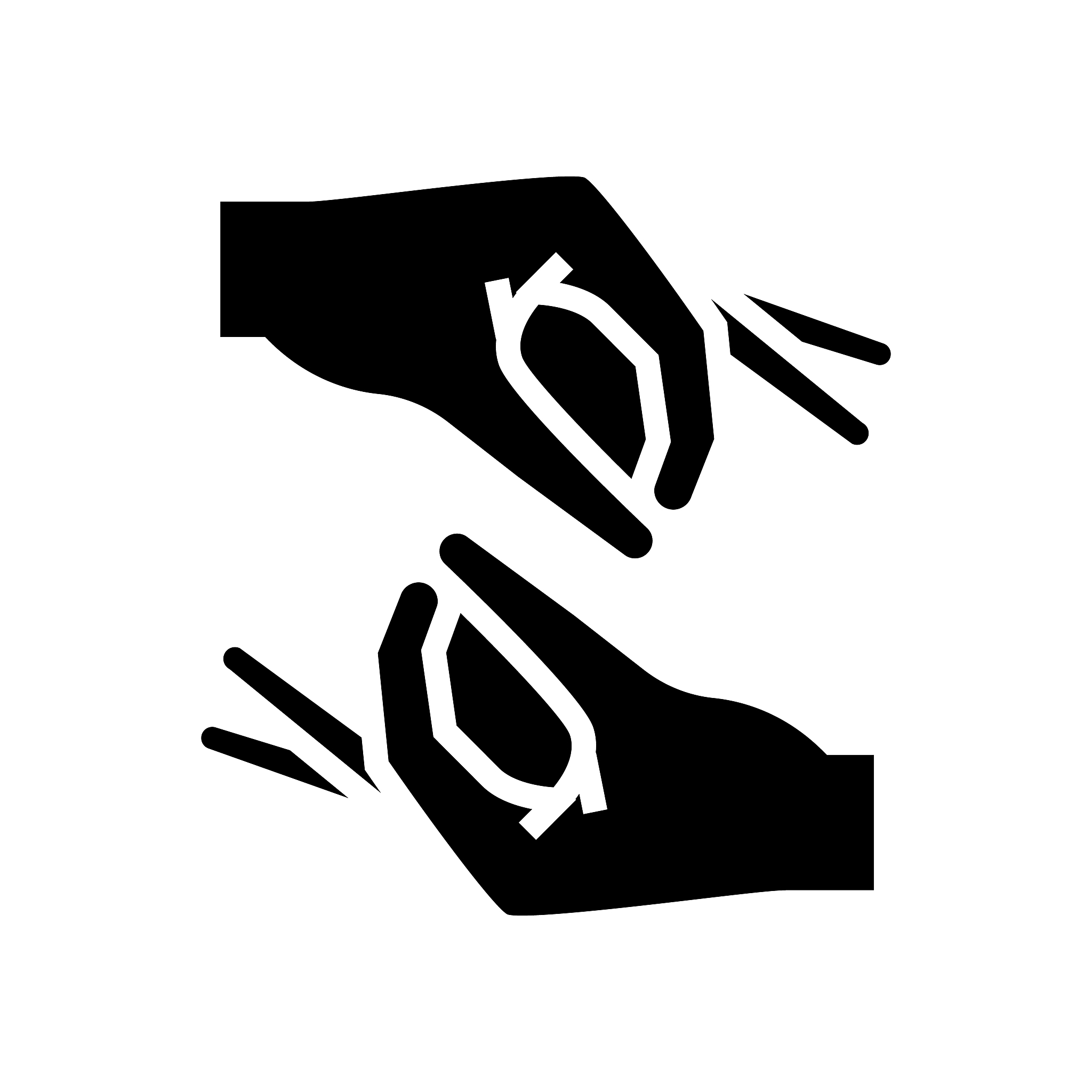 sign language glyph icon vector illustration