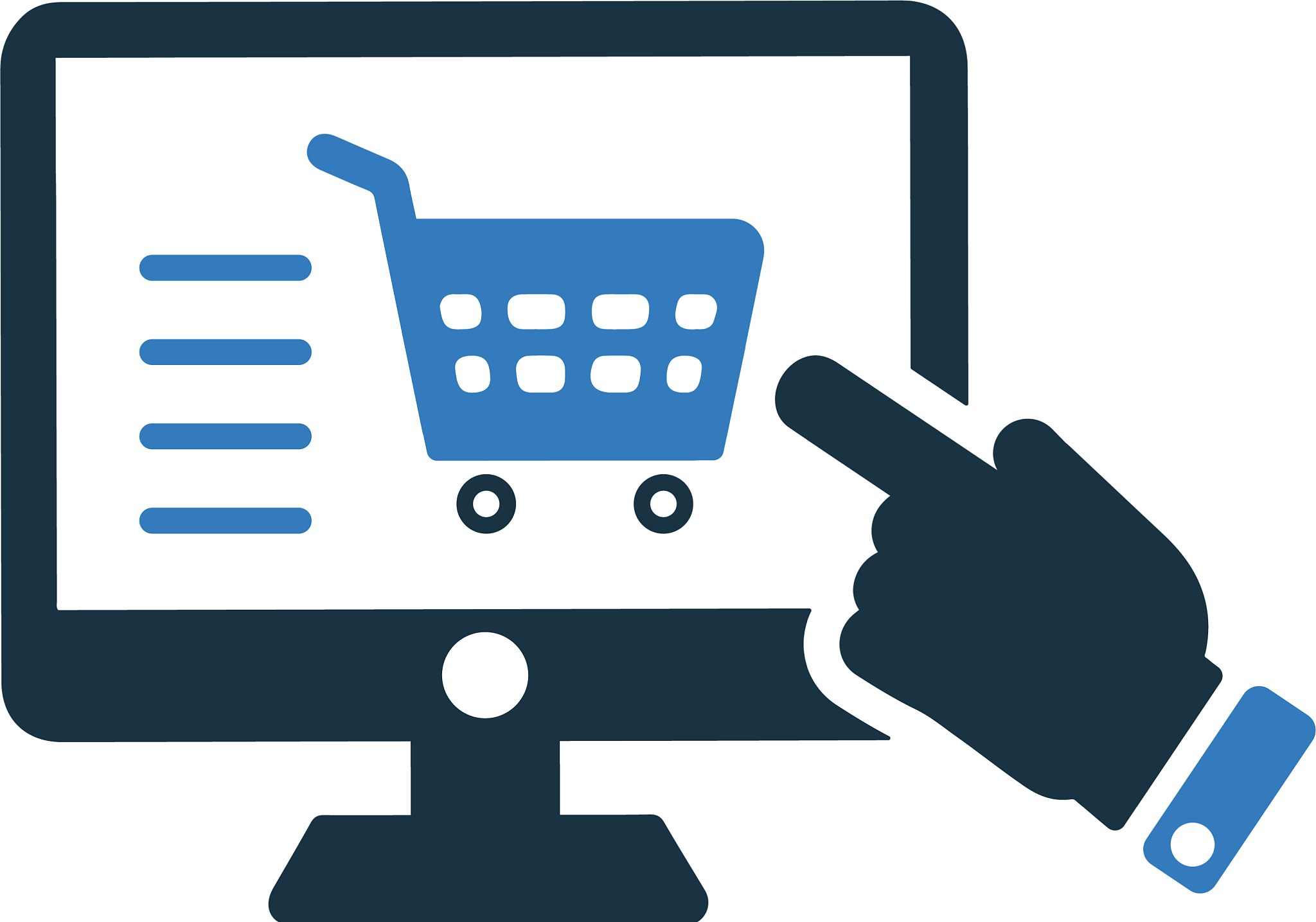 online shopping icon graphics