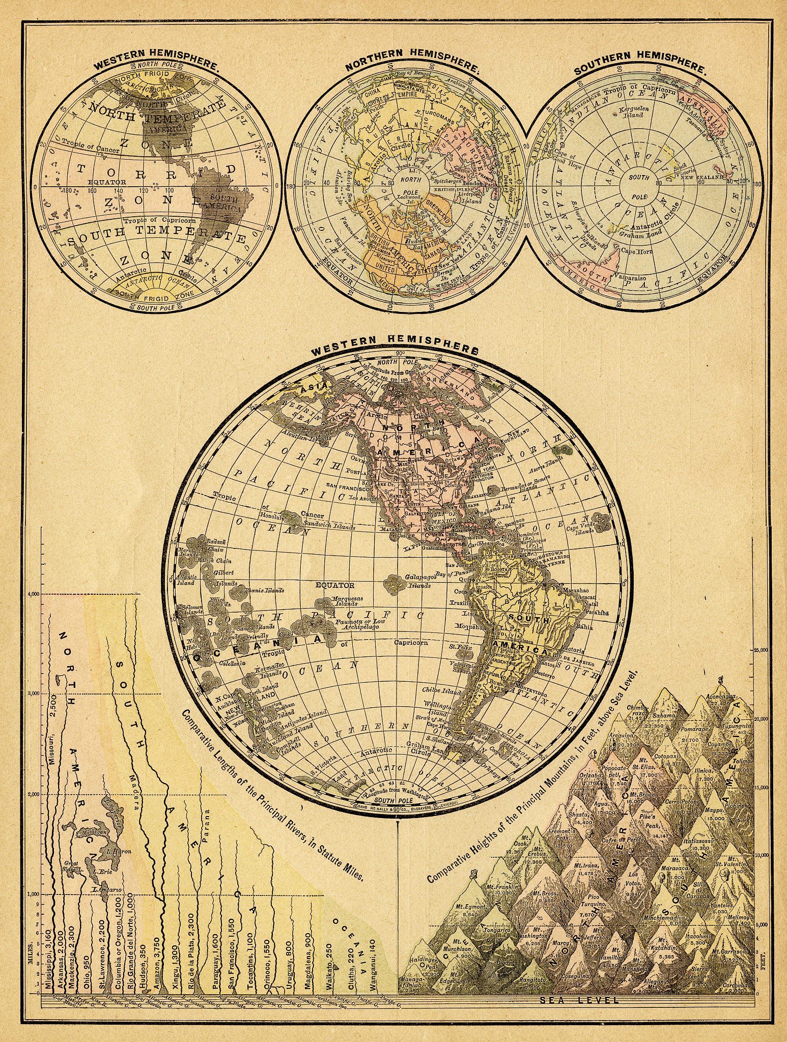 western hemispheres