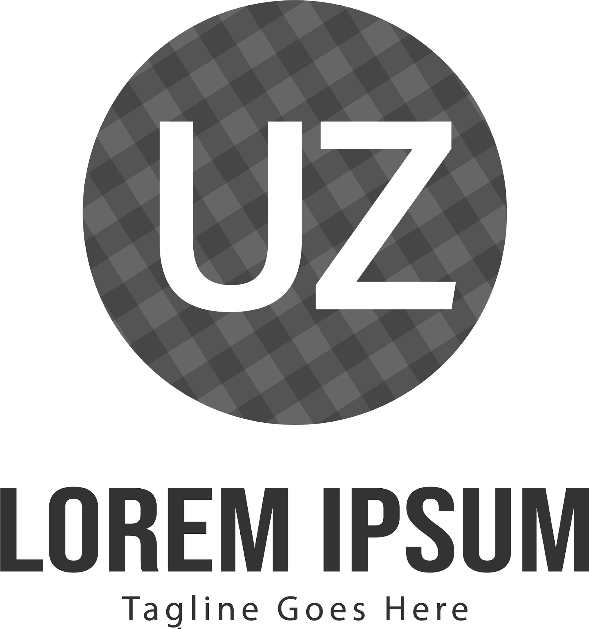 uz letter logo design creative modern uz letters