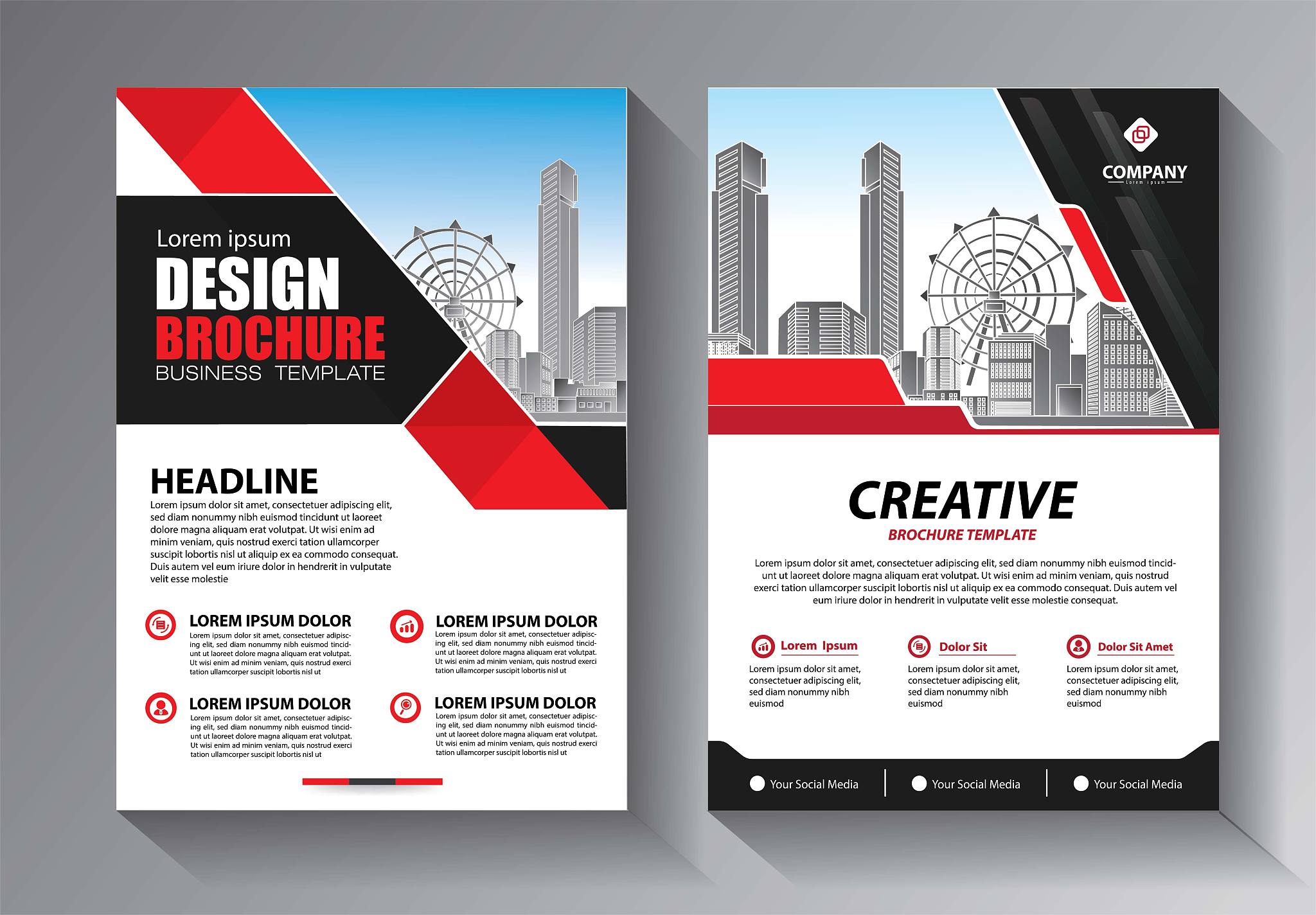 brochure design, cover modern layout, annual report, poster, fly