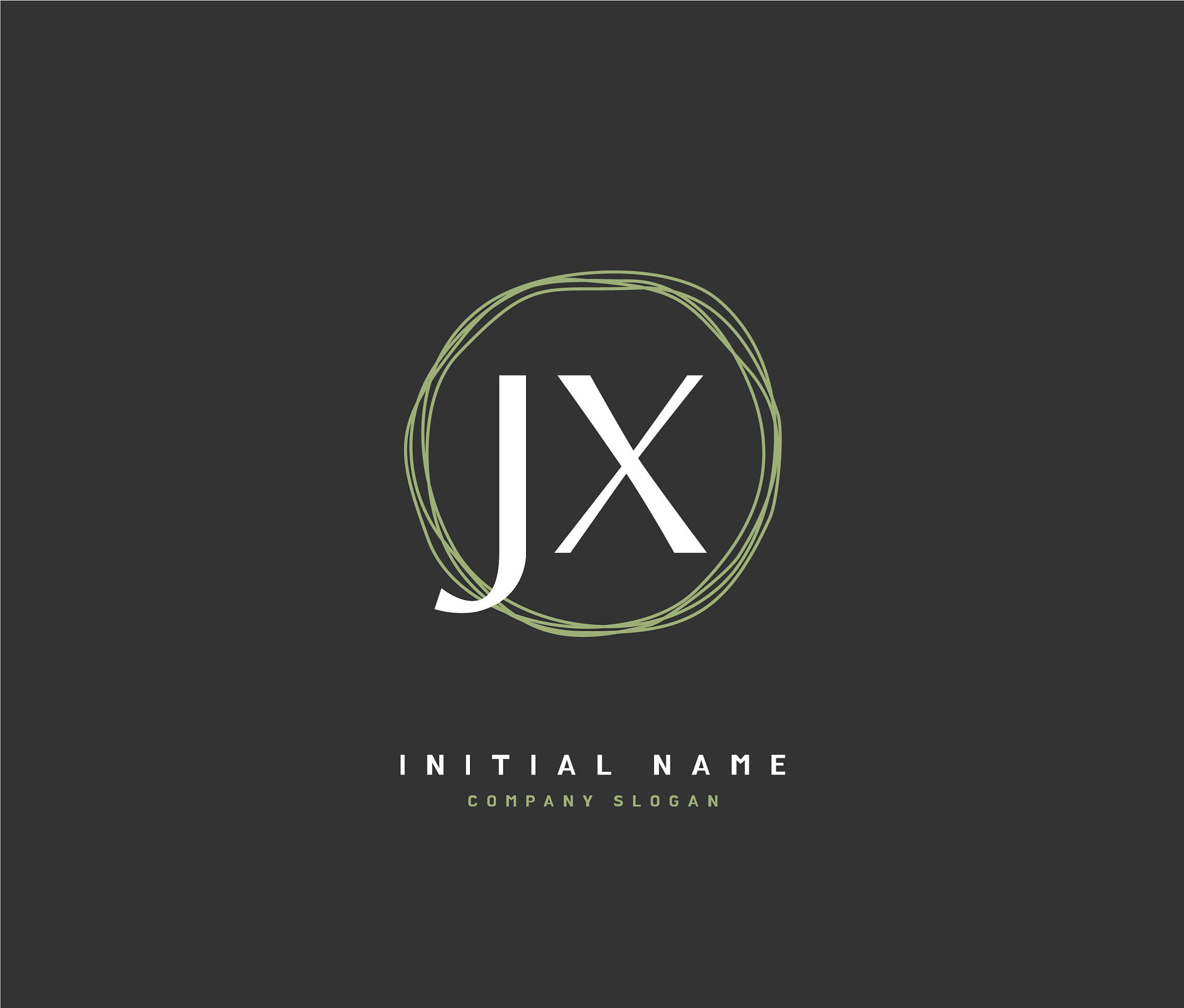 j x jx beauty initial logo handwriting logo of
