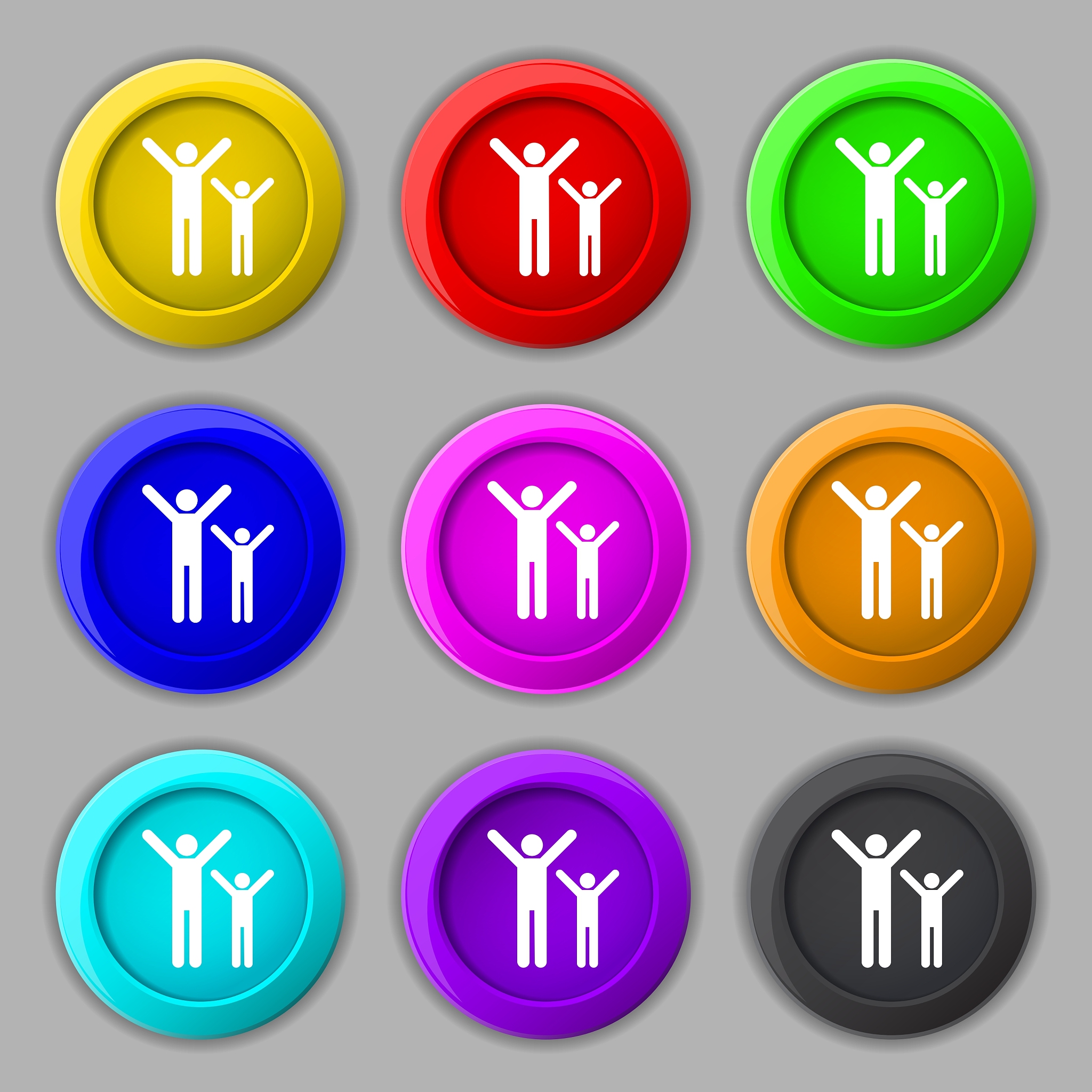数字<strong>9</strong>,家庭,标志,圆形,幸福,符号,计算机图标,男孩,人,男人