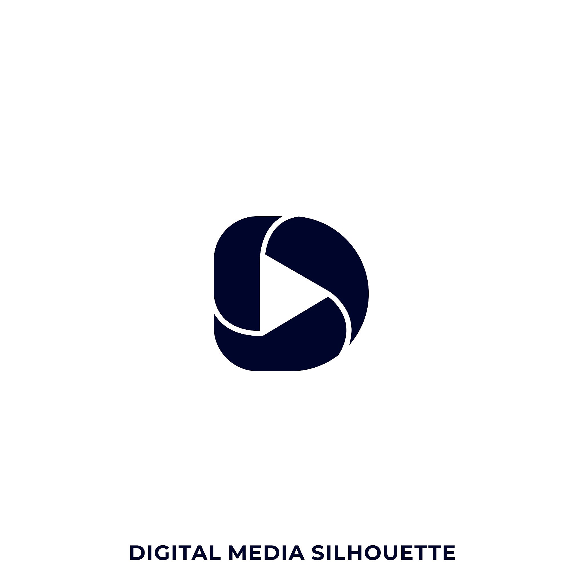 media play illustration vector design template