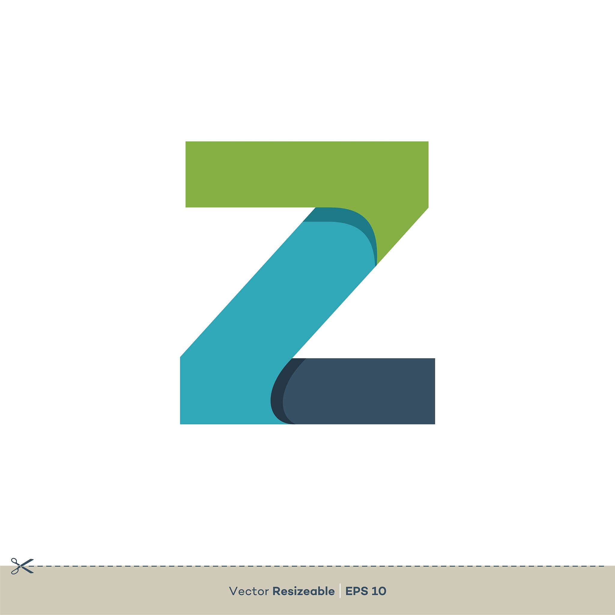 z letter logo template illustration design. vector eps 10.