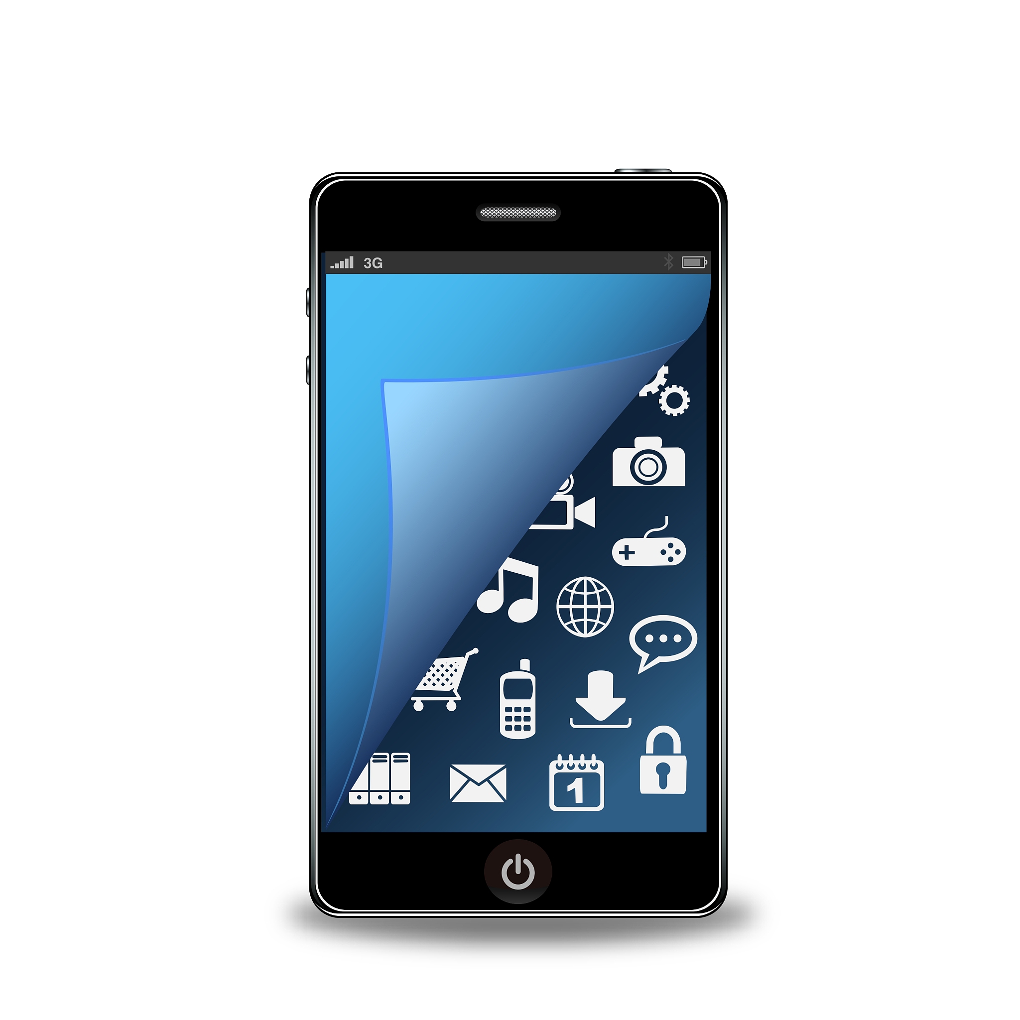 smartphone with applications