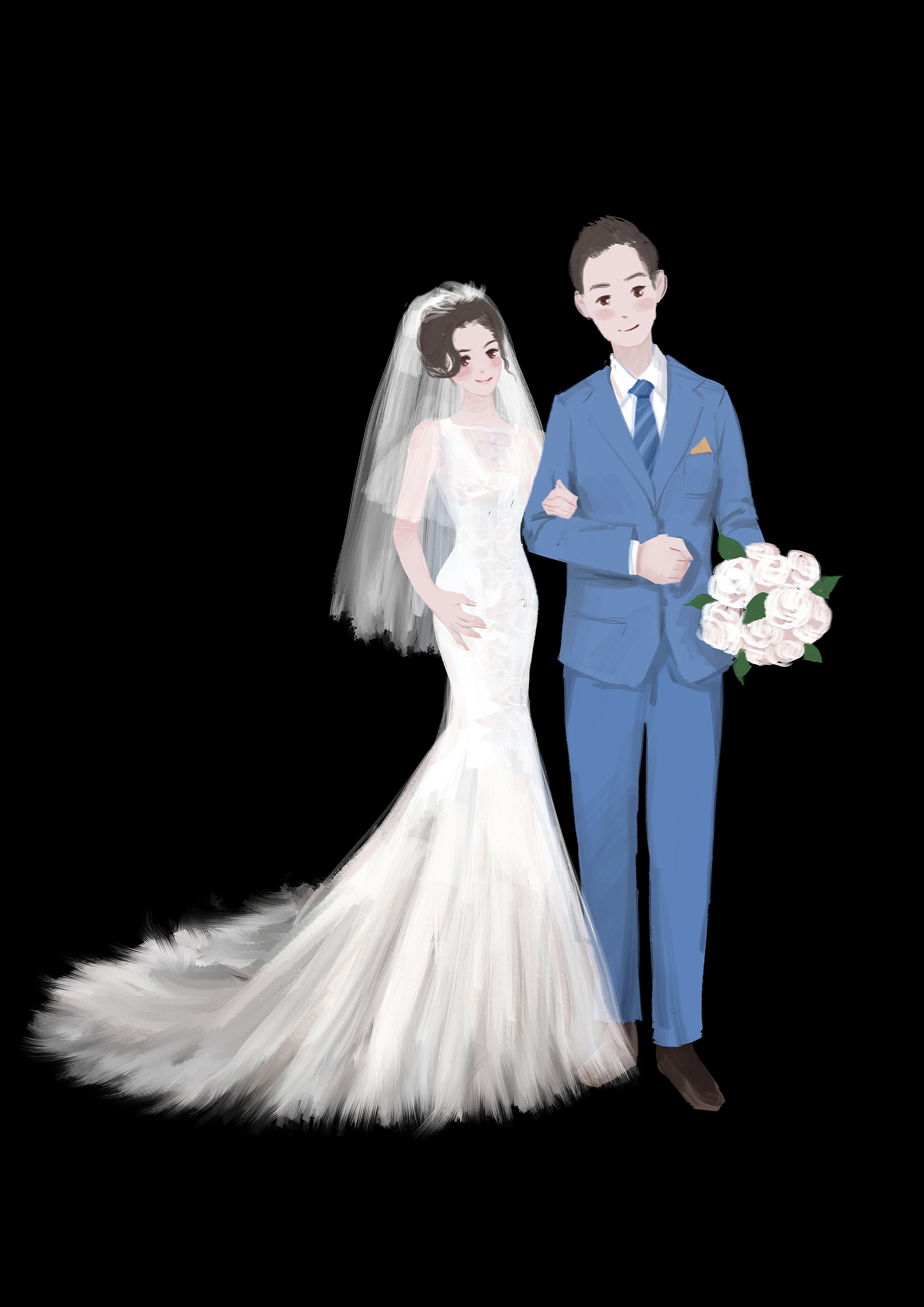 我需要用stable diffusion生成一张超好看的4K婚纱照请提供完整的prompt