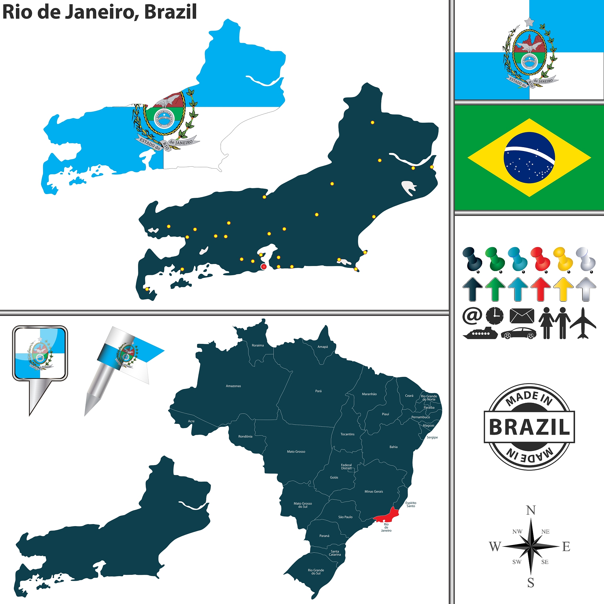 map of rio de janeiro