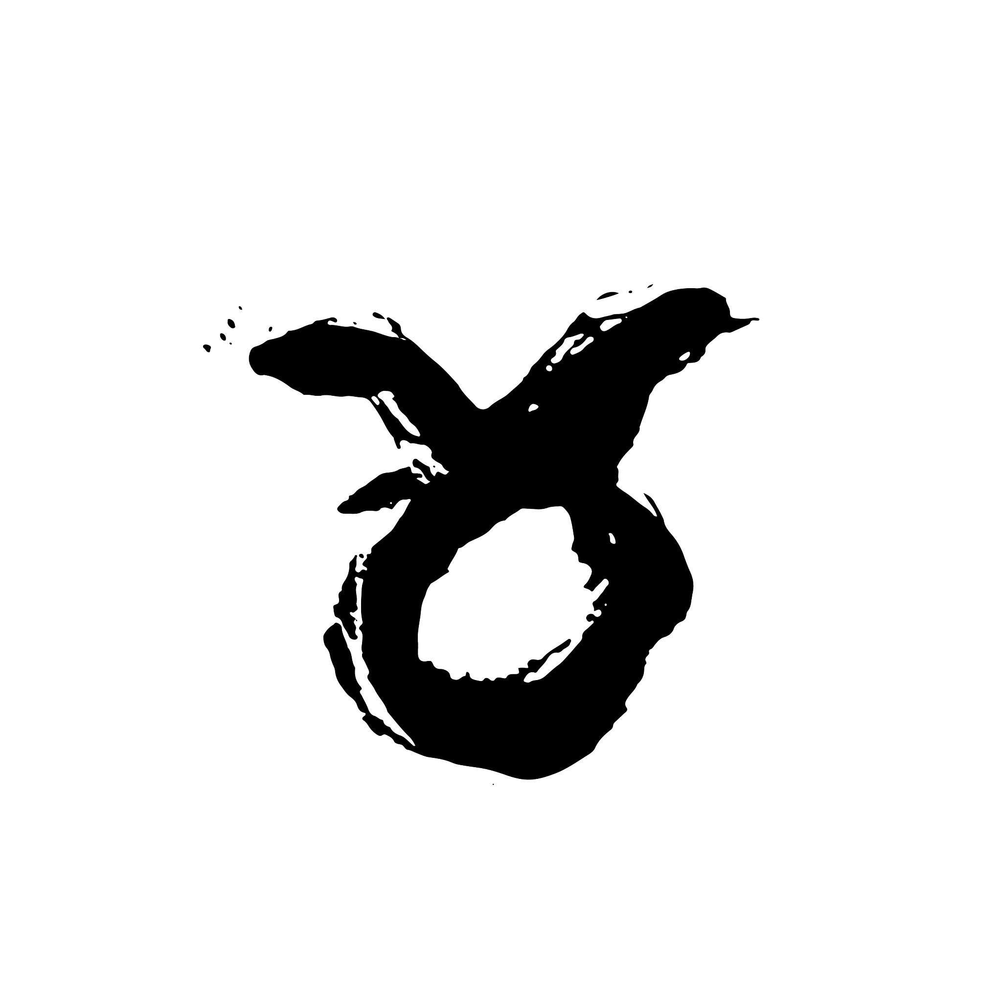 zodiac sign taurus dry brush