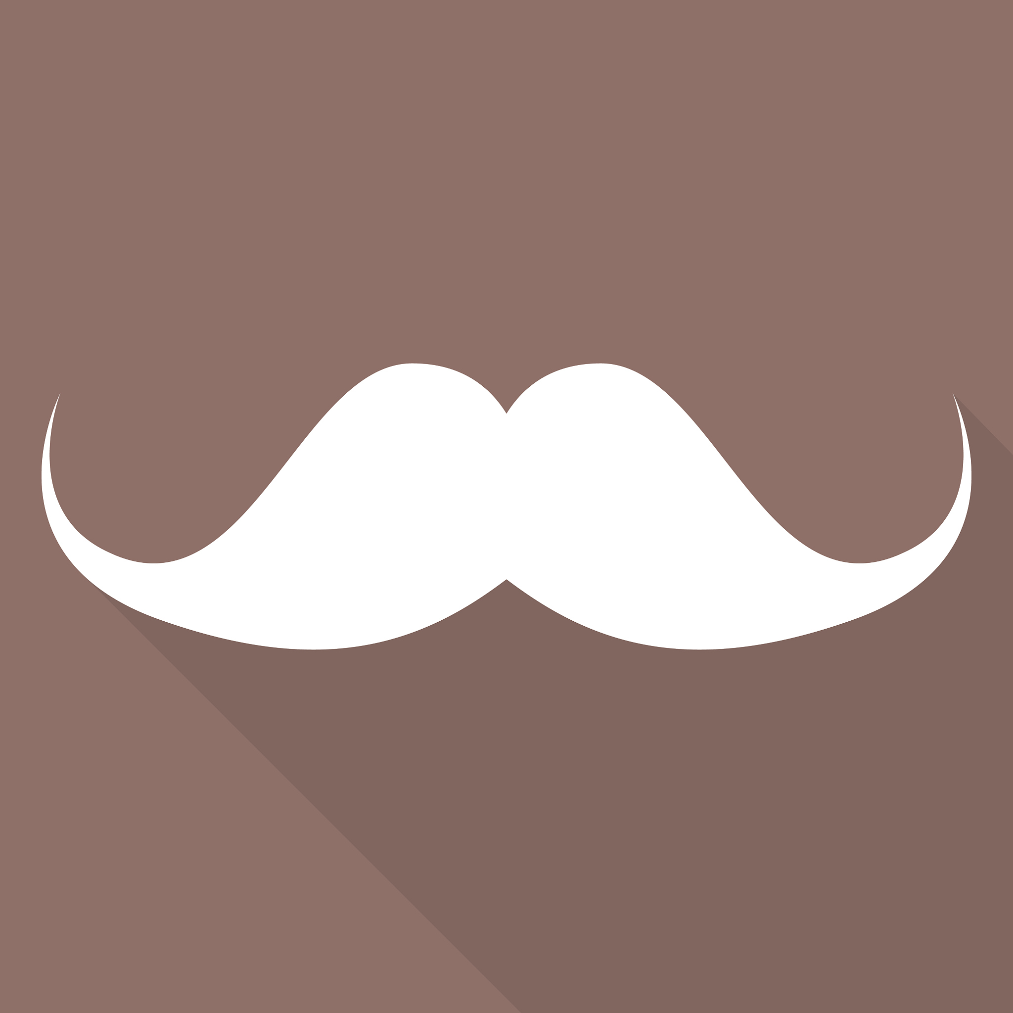 hipster moustaches icon